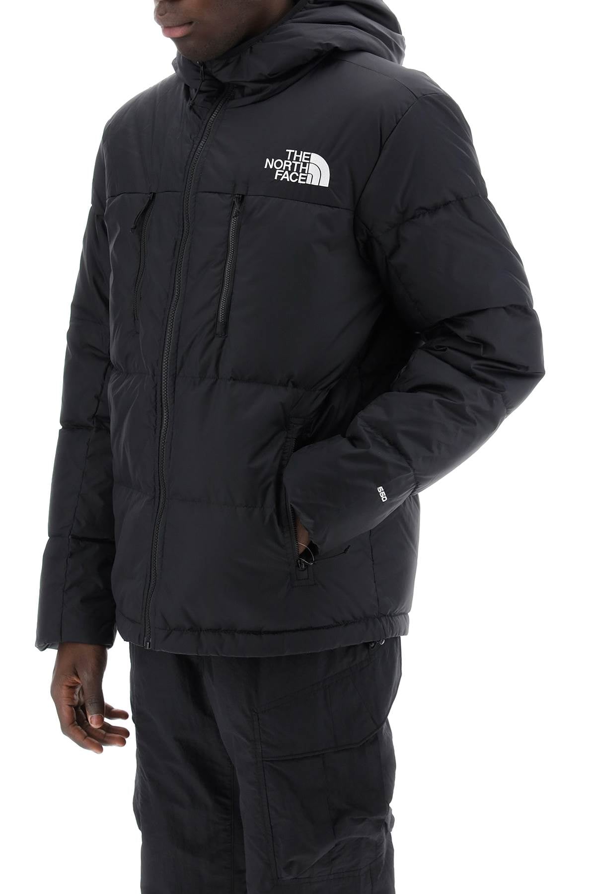 THE NORTH FACE himalayan short hooded down jacket