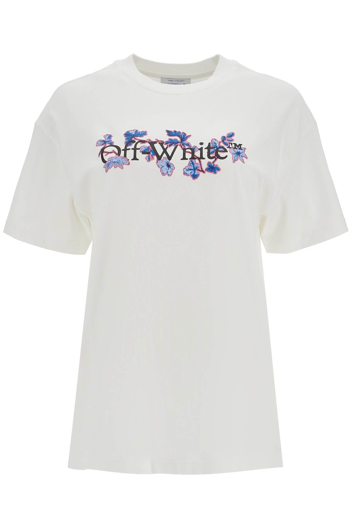 OFF-WHITE flower bookish t