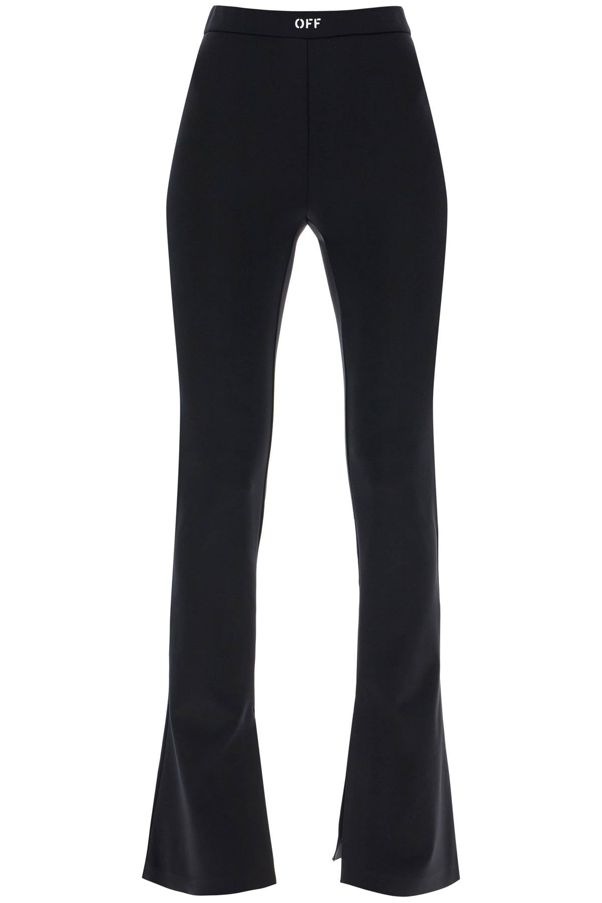 OFF-WHITE flared leggings with