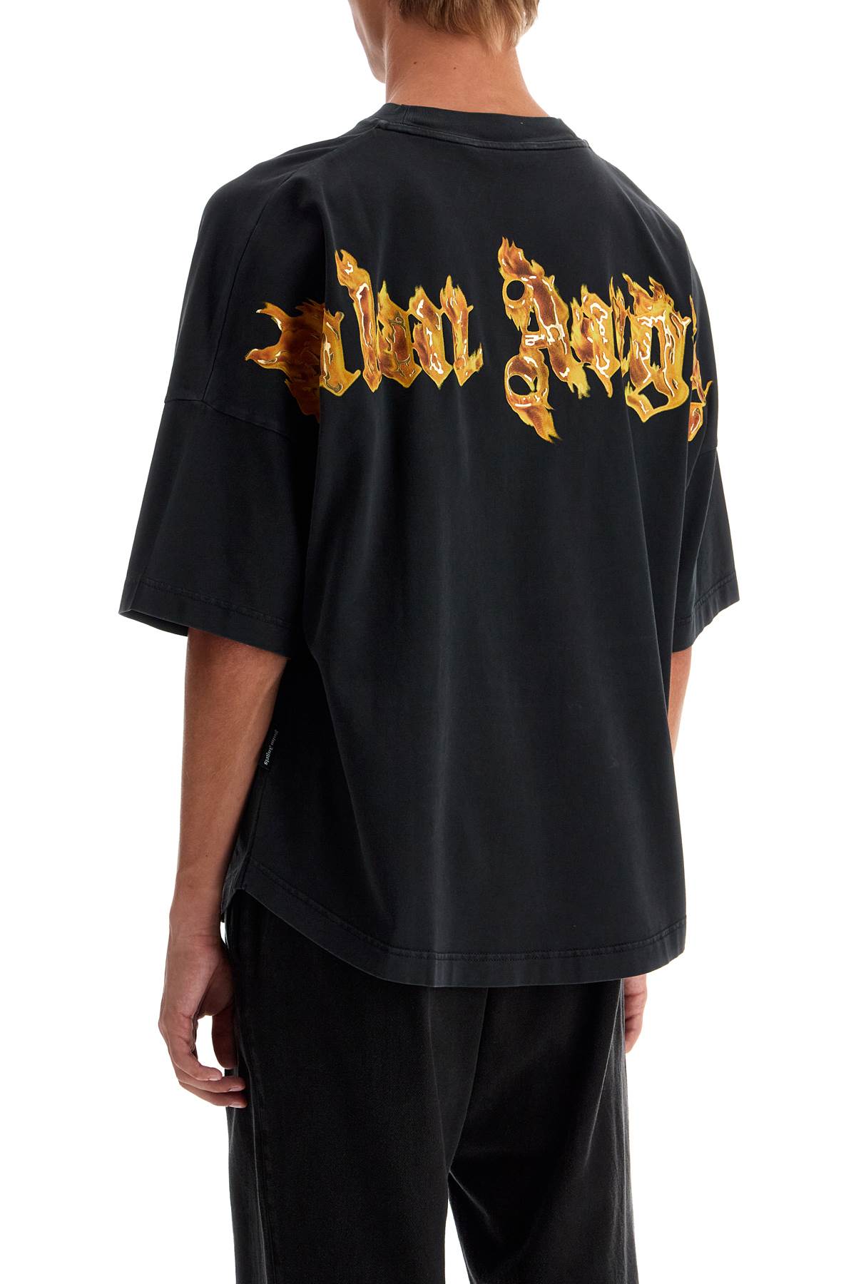 PALM ANGELS "burning palm oversized t