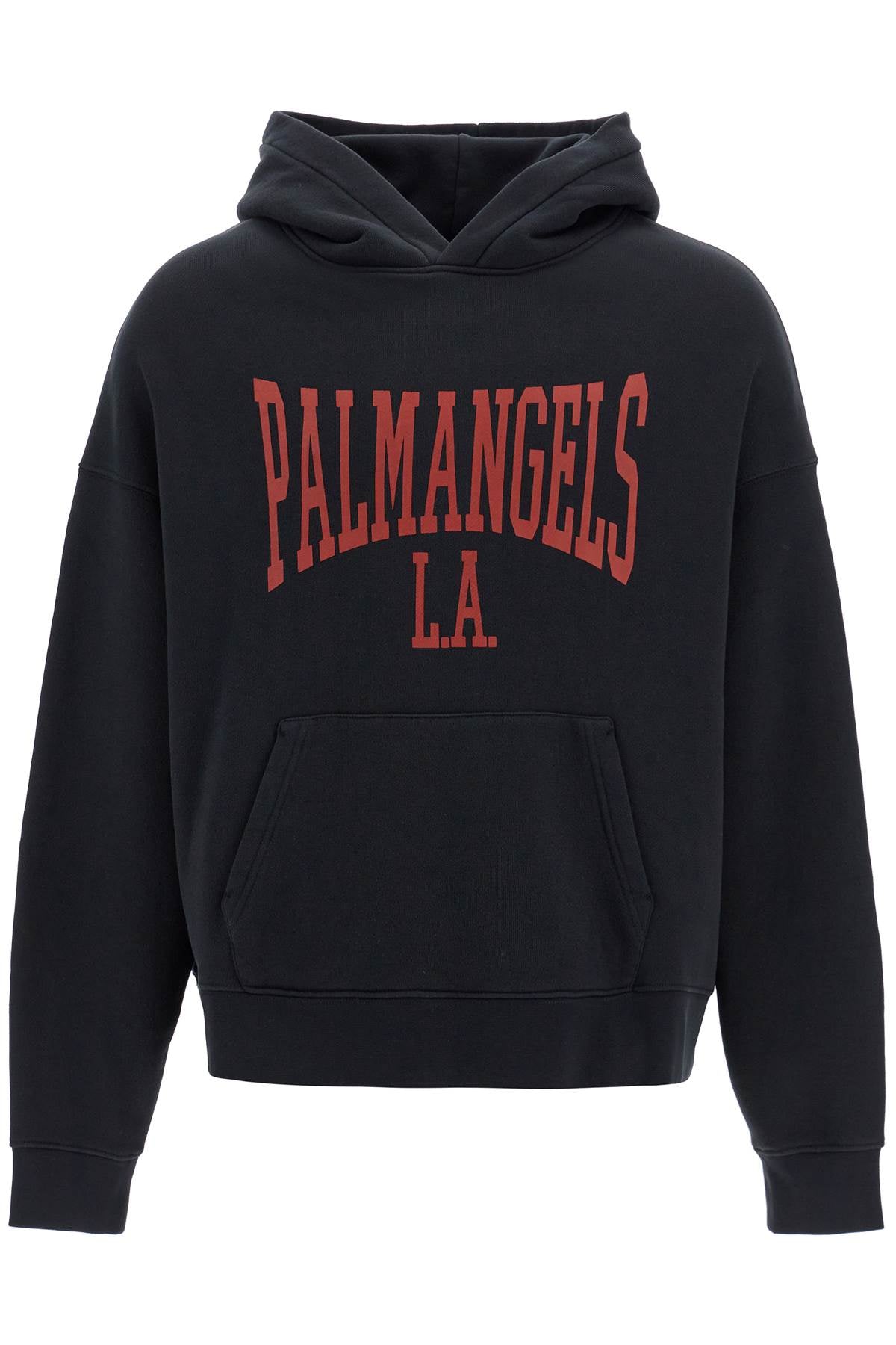 PALM ANGELS college hooded sweatshirt