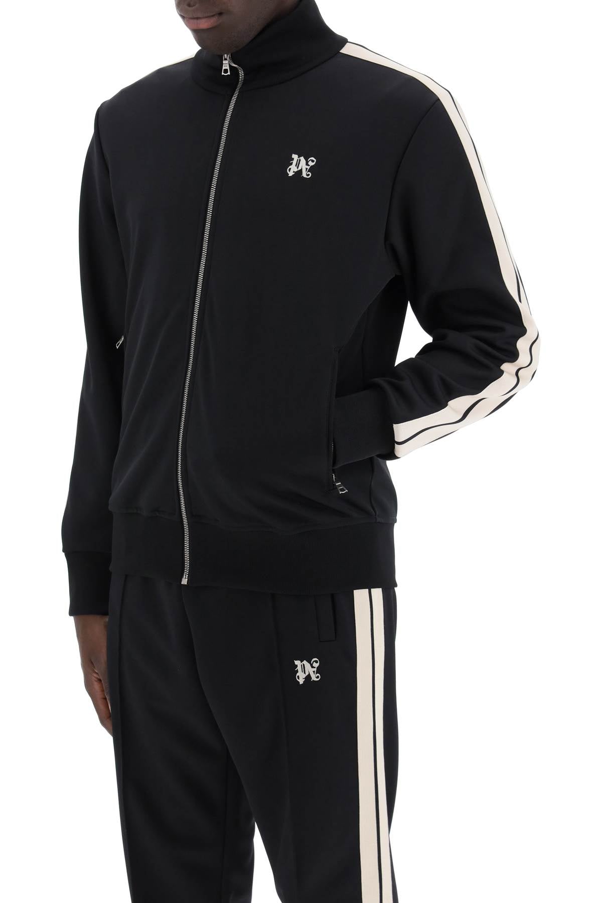 PALM ANGELS "track sweatshirt with contrasting bands