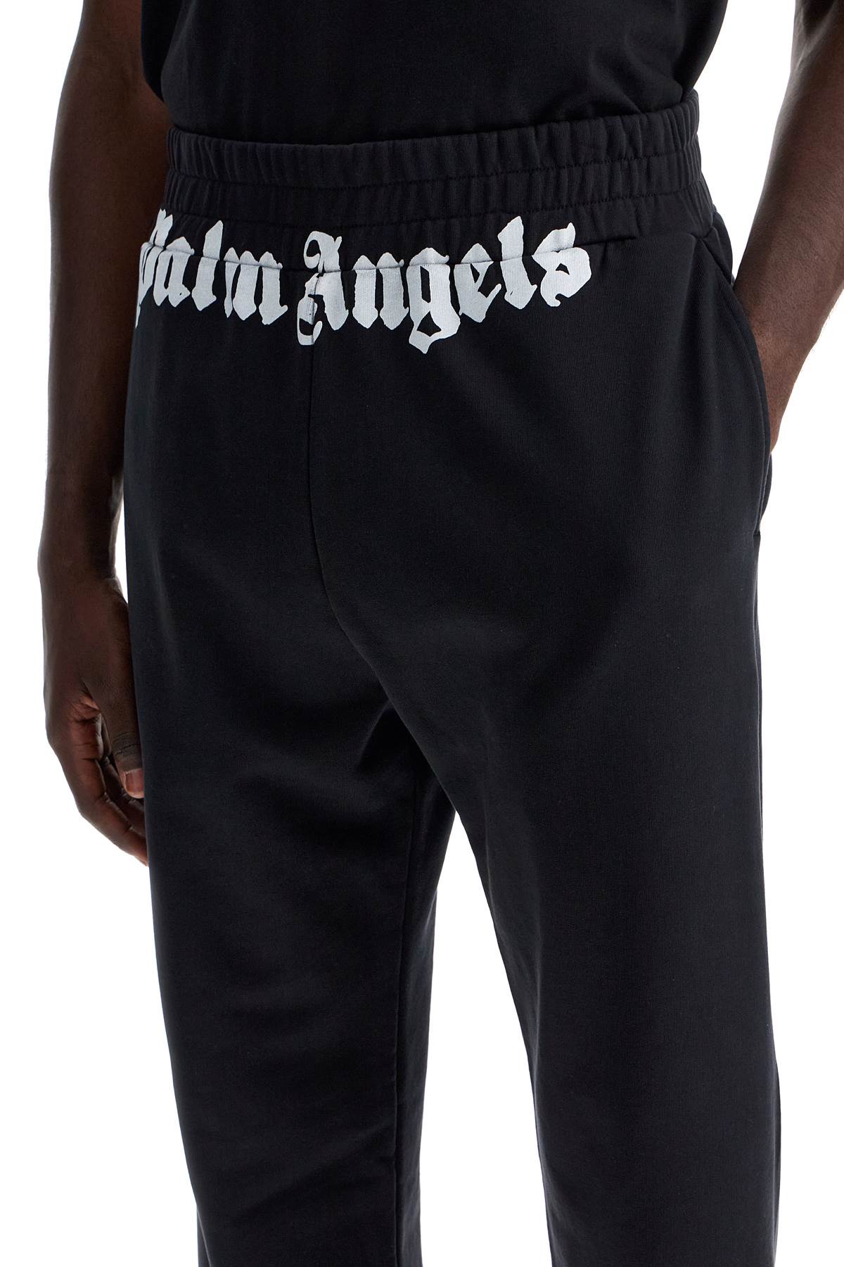 PALM ANGELS logo print joggers with seven