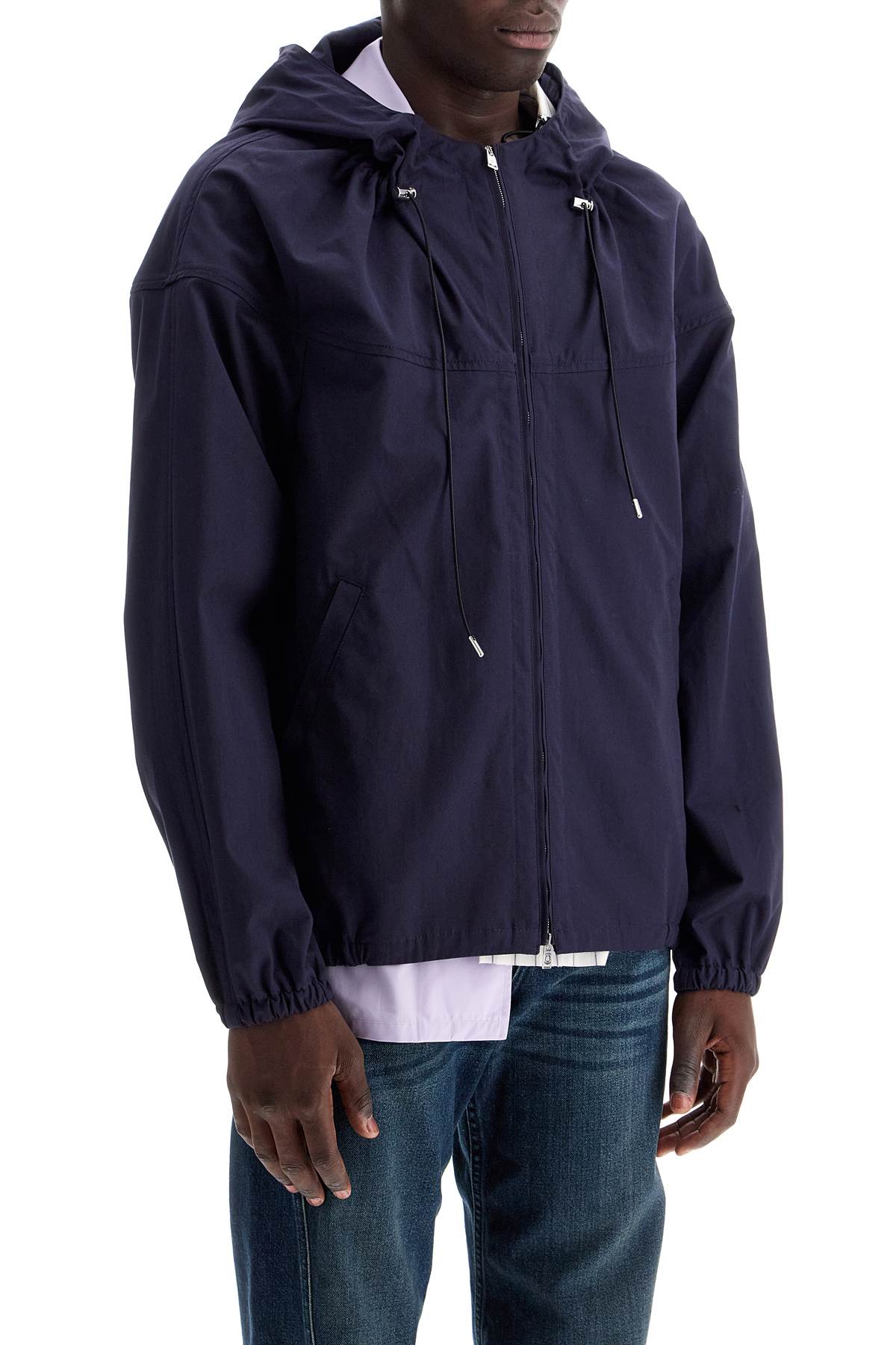 LANVIN cotton hooded blouson