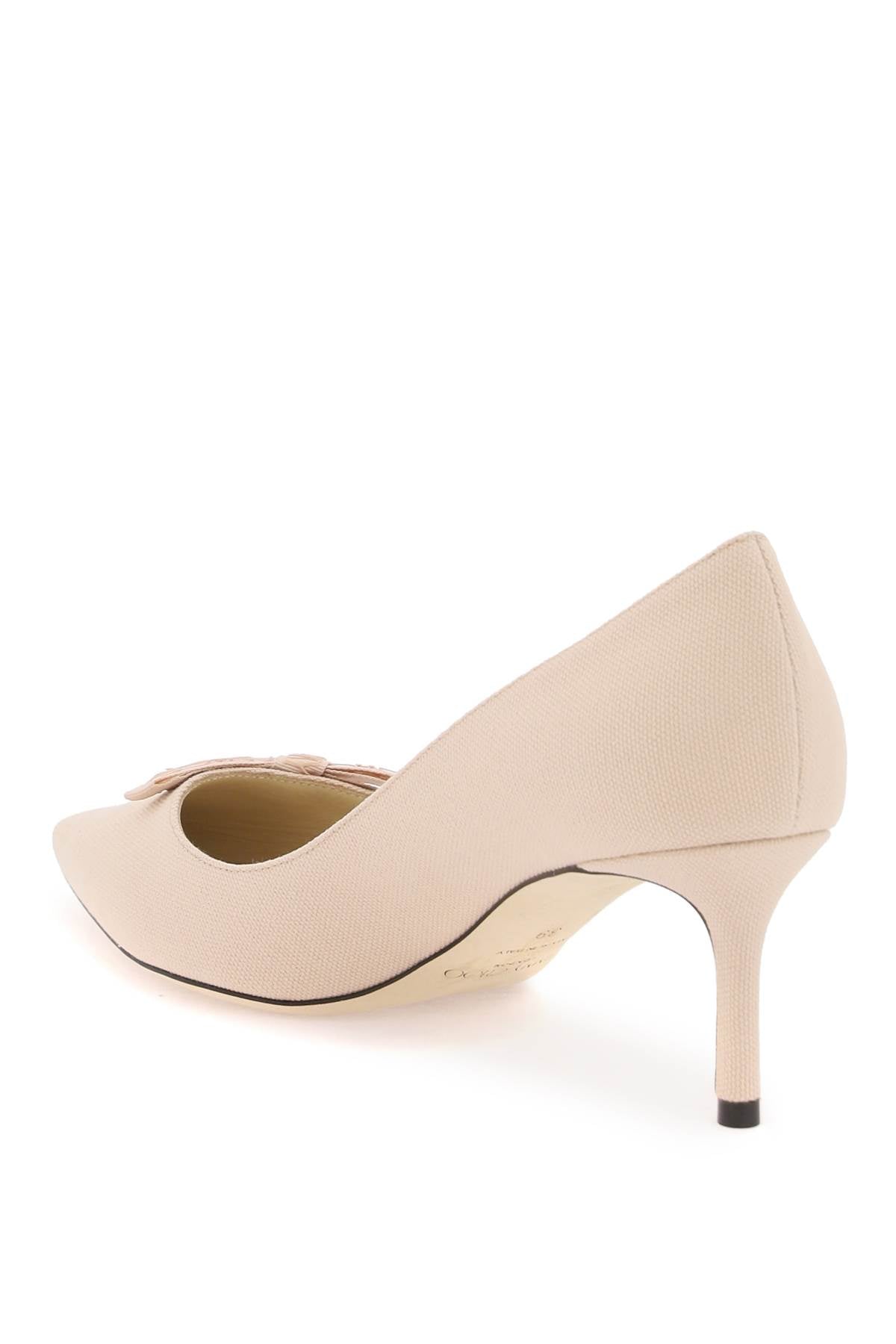 JIMMY CHOO "romy 60 canvas dé