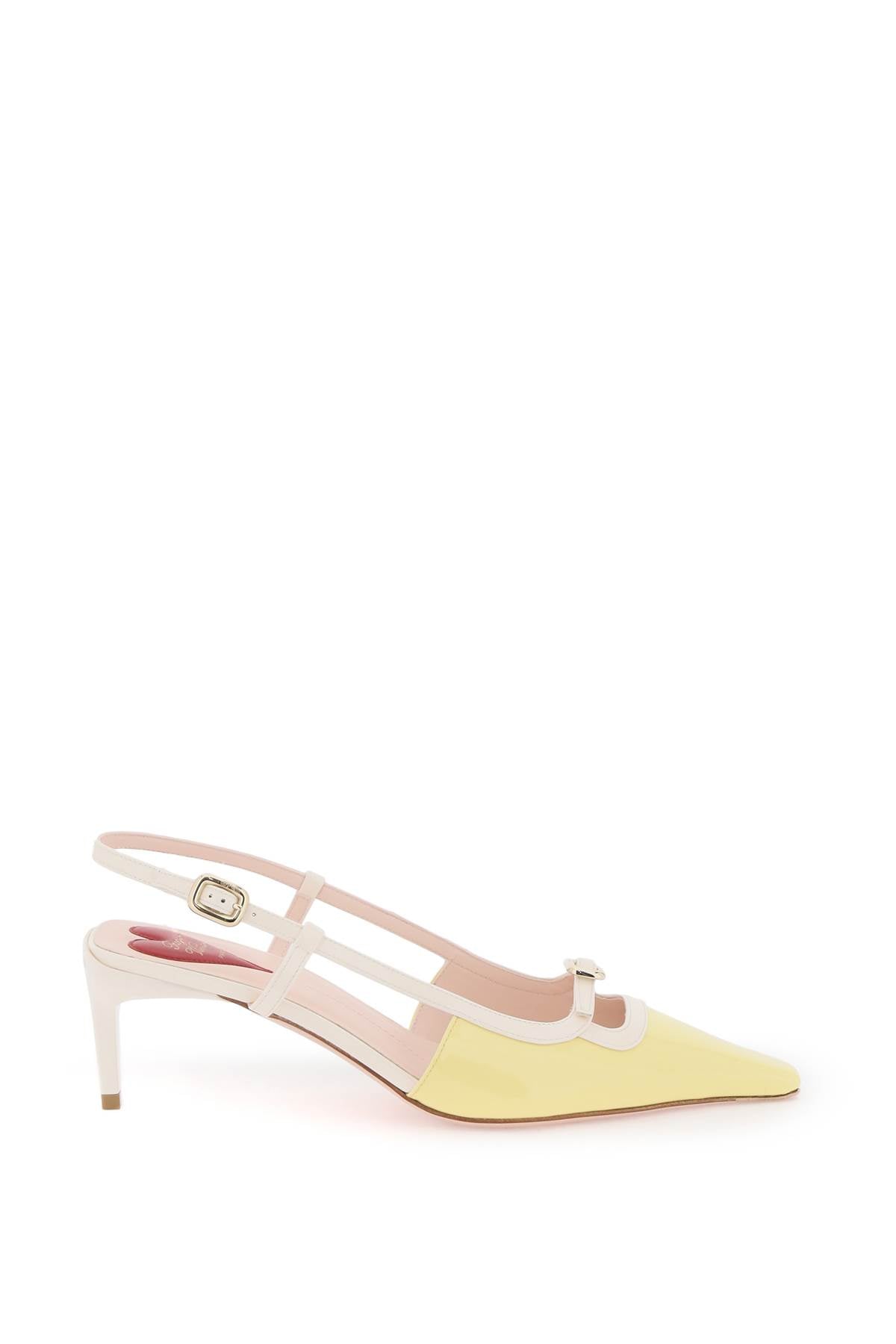 ROGER VIVIER two-tone patent leather pumps