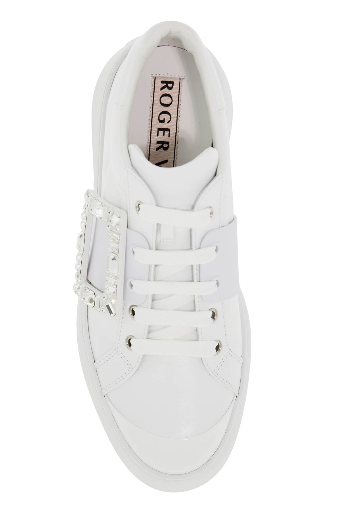 ROGER VIVIER leather viv' skate sneakers