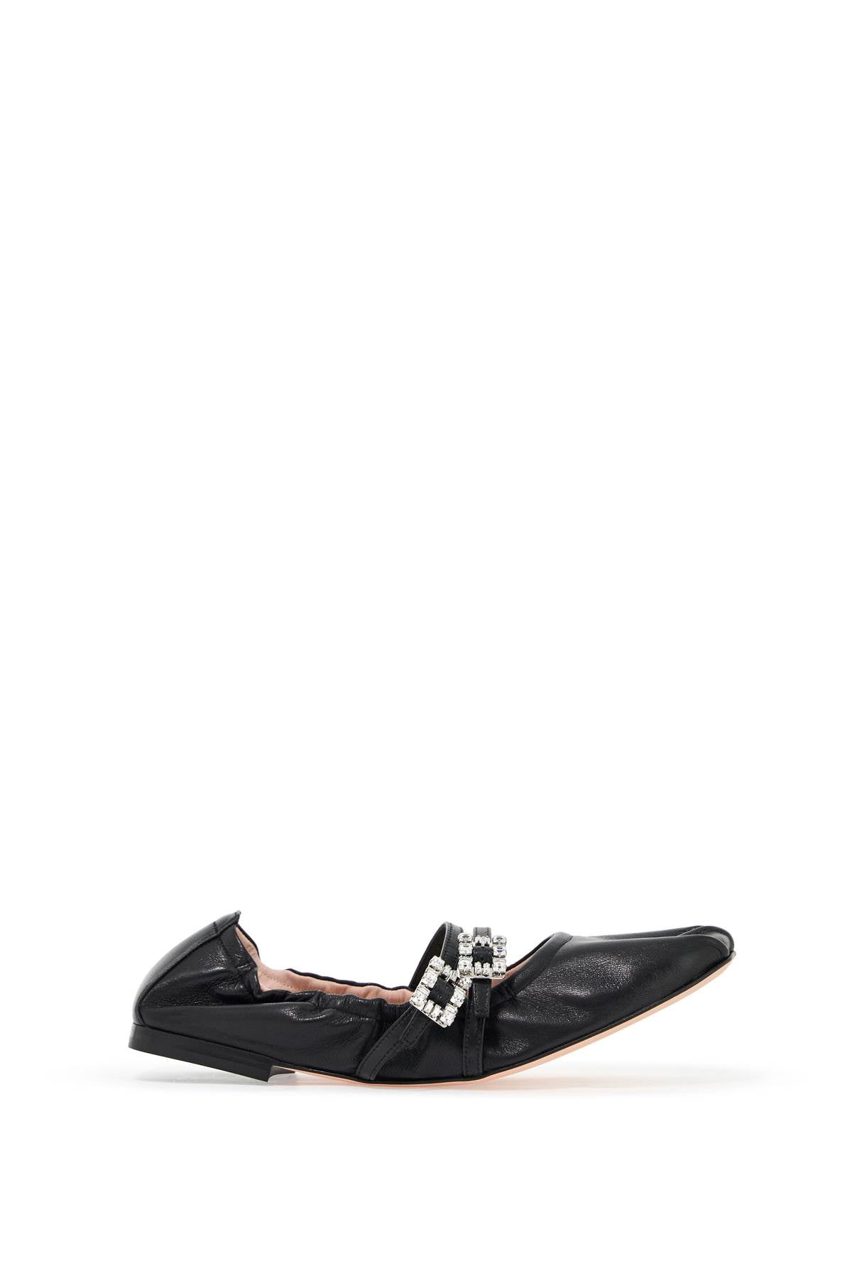 ROGER VIVIER "nappa ballet flats with strass buck