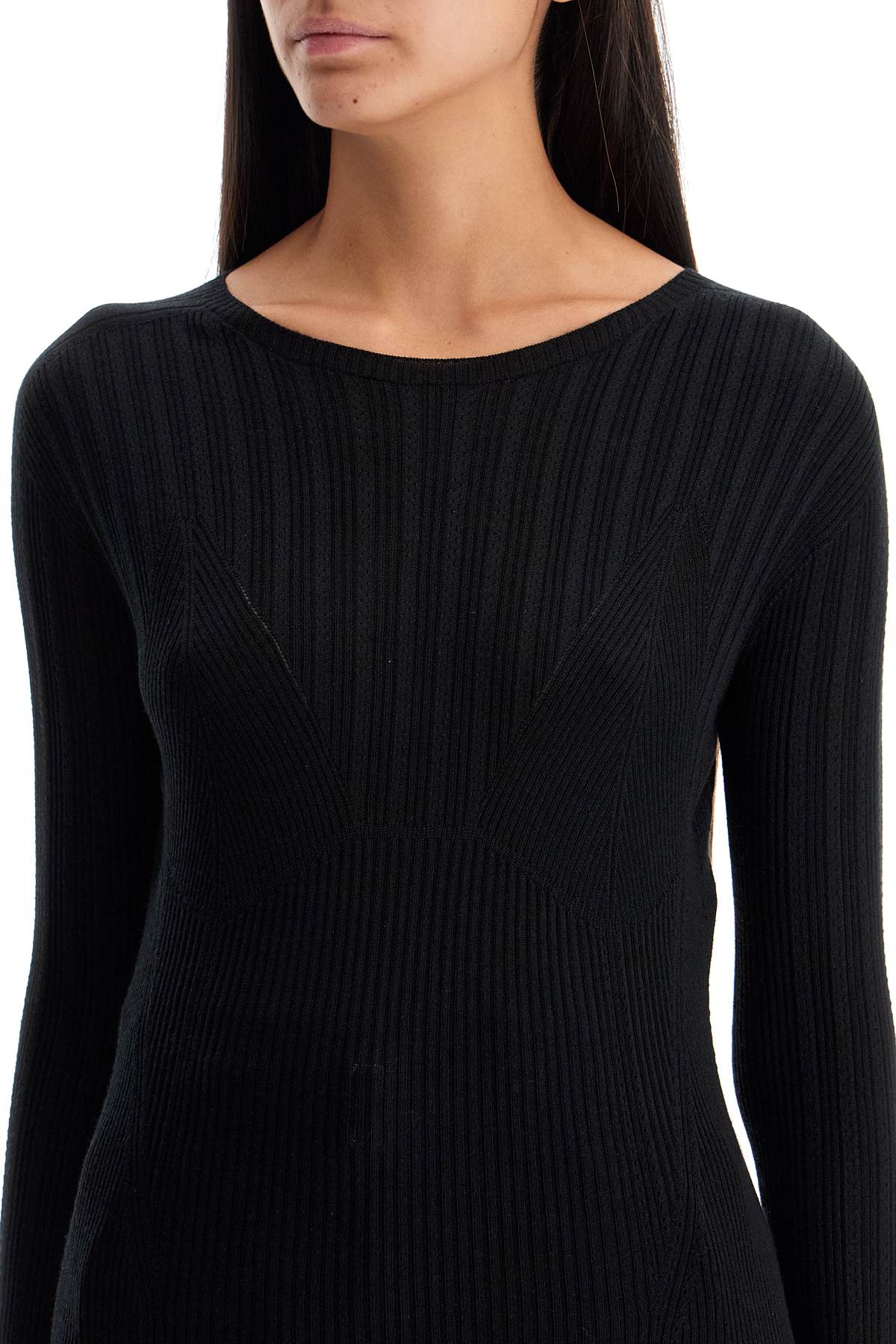 LANVIN ribbed crewneck sweater