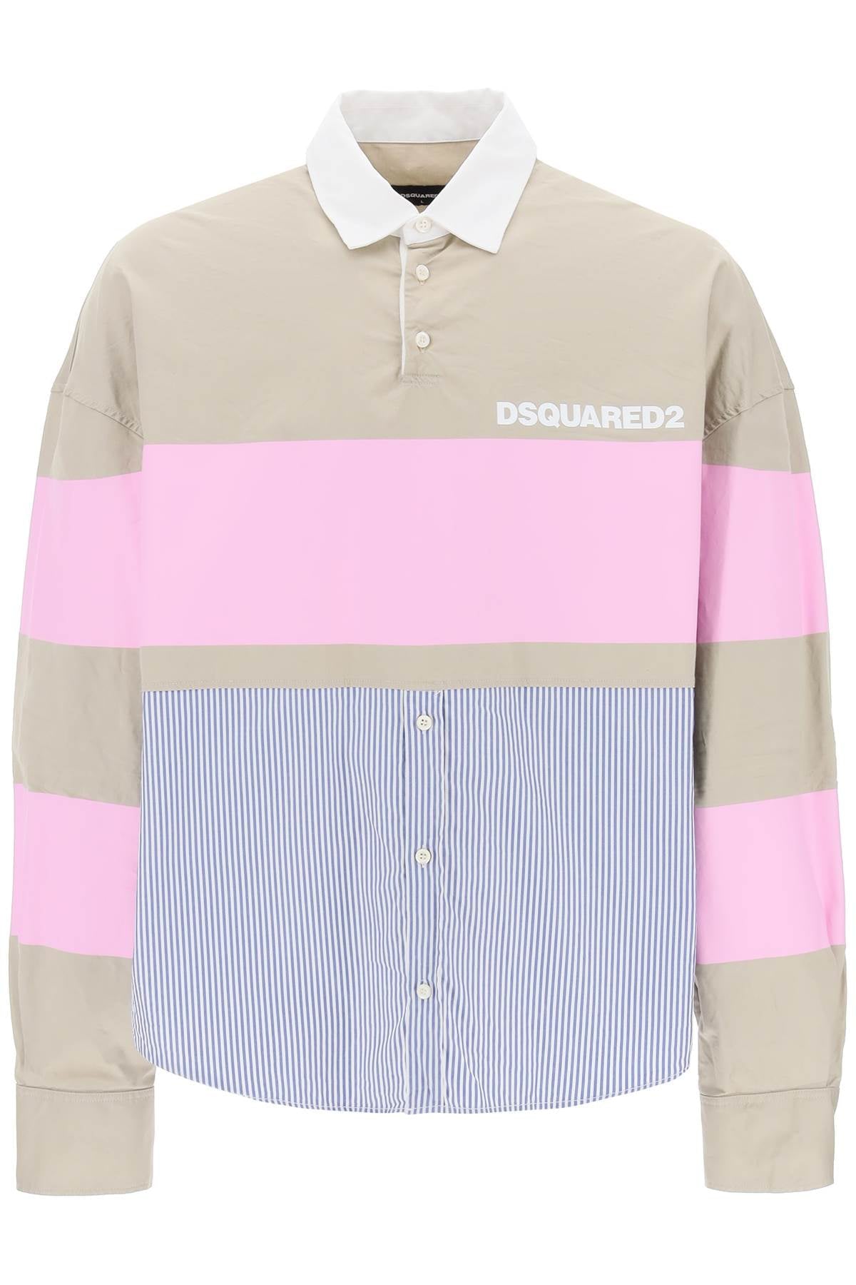 DSQUARED2 oversized hybrid shirt