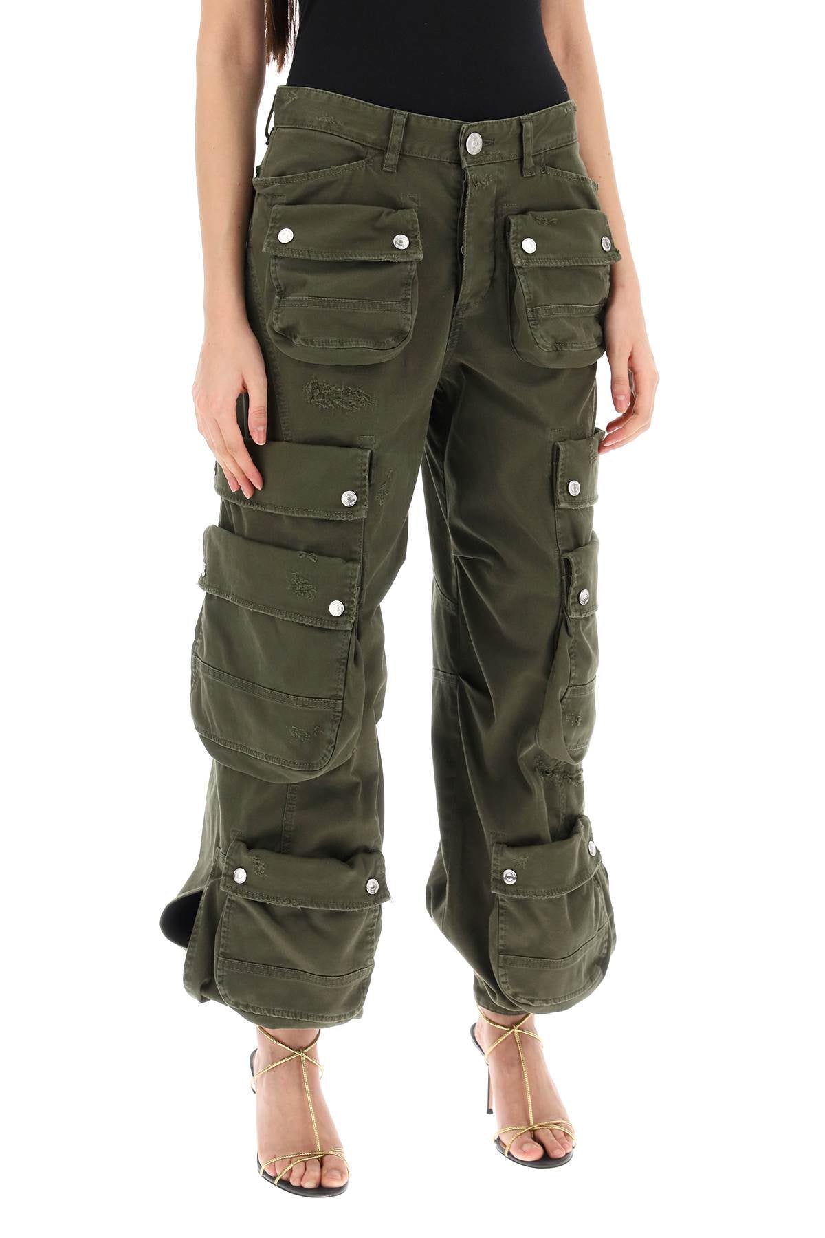 DSQUARED2 wide leg cargo pants