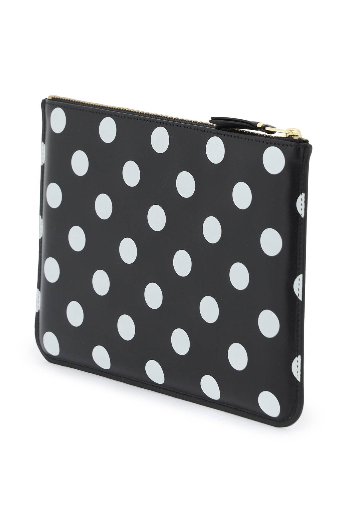 COMME DES GARCONS WALLET polka dots pouch