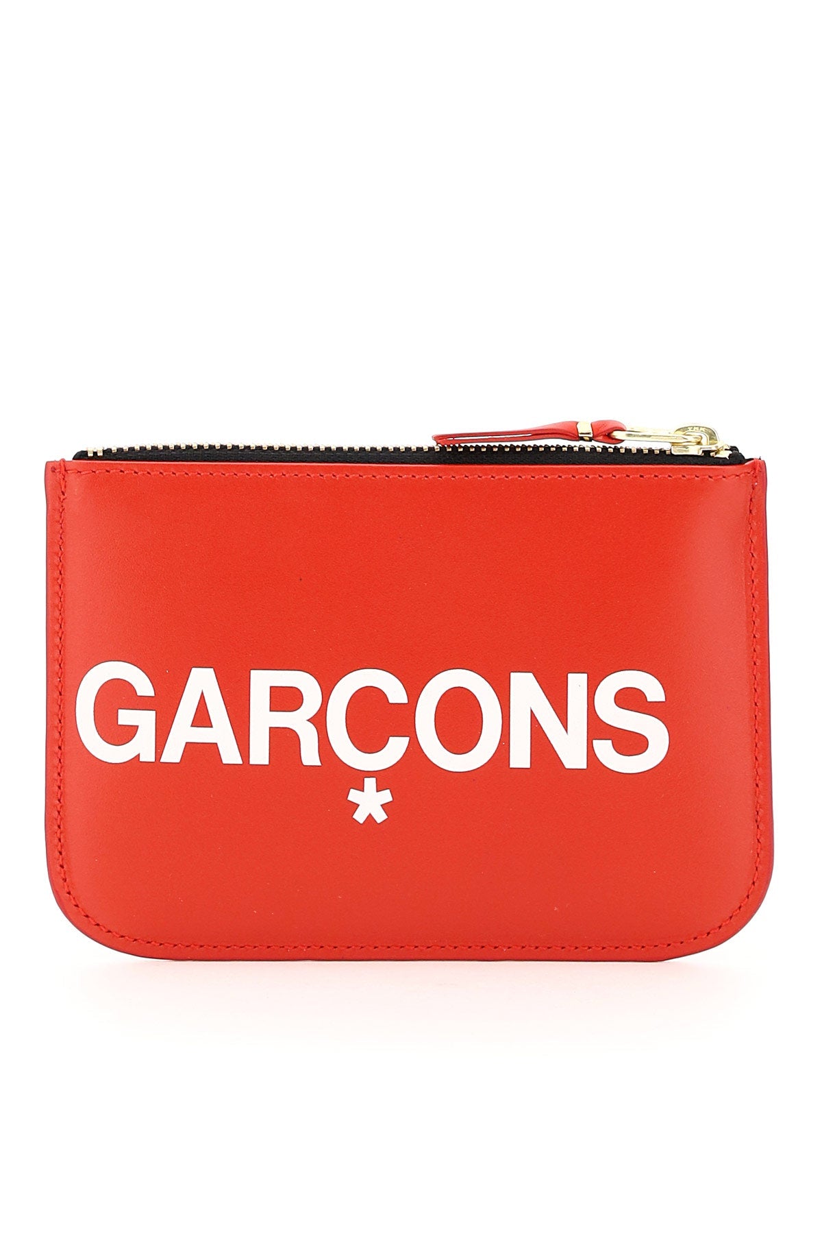 COMME DES GARCONS WALLET huge logo pouch