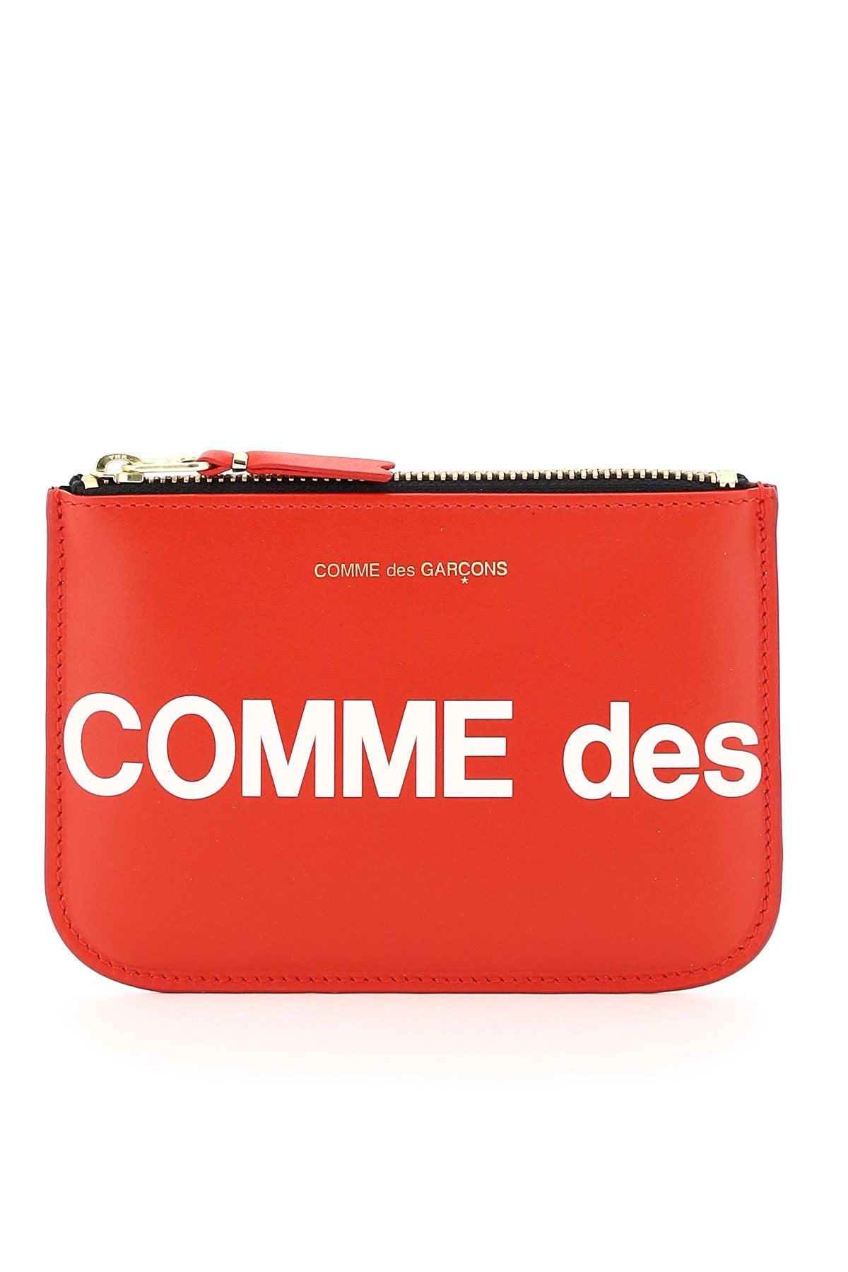 COMME DES GARCONS WALLET huge logo pouch