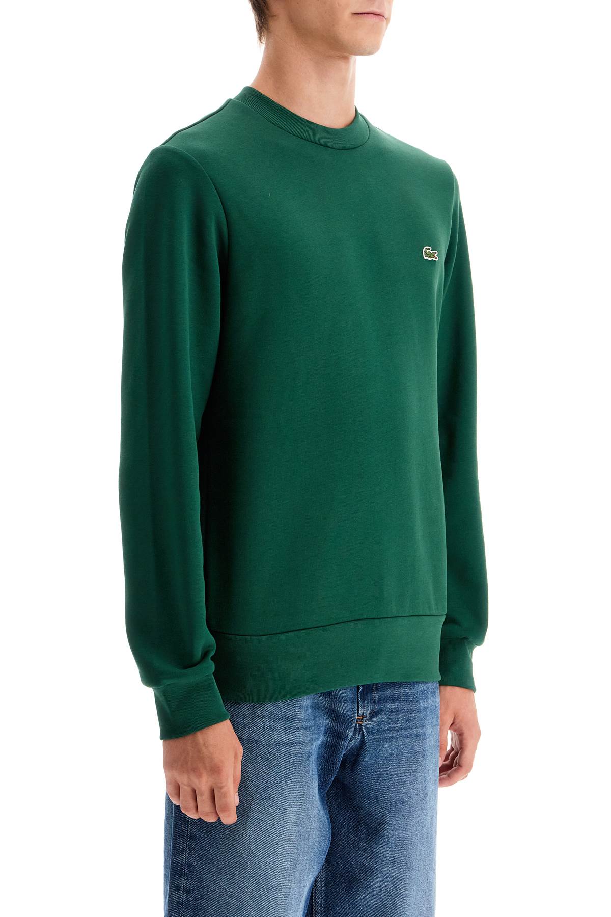 LACOSTE classic fit crewneck sweatshirt