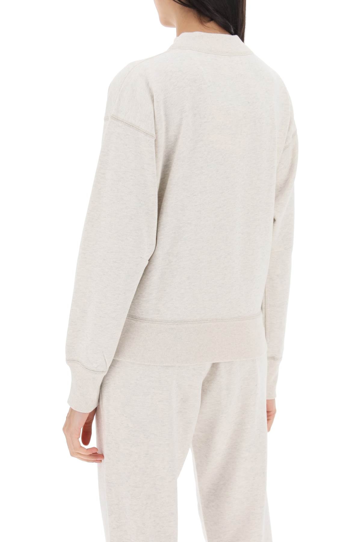 ISABEL MARANT ETOILE moby sweatshirt with flocked logo