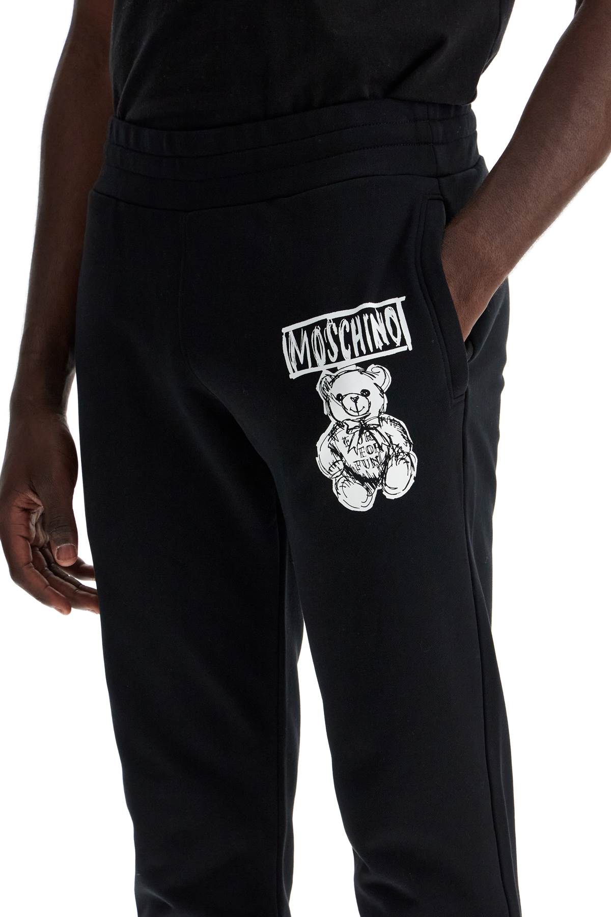 MOSCHINO jogger pants with a cute