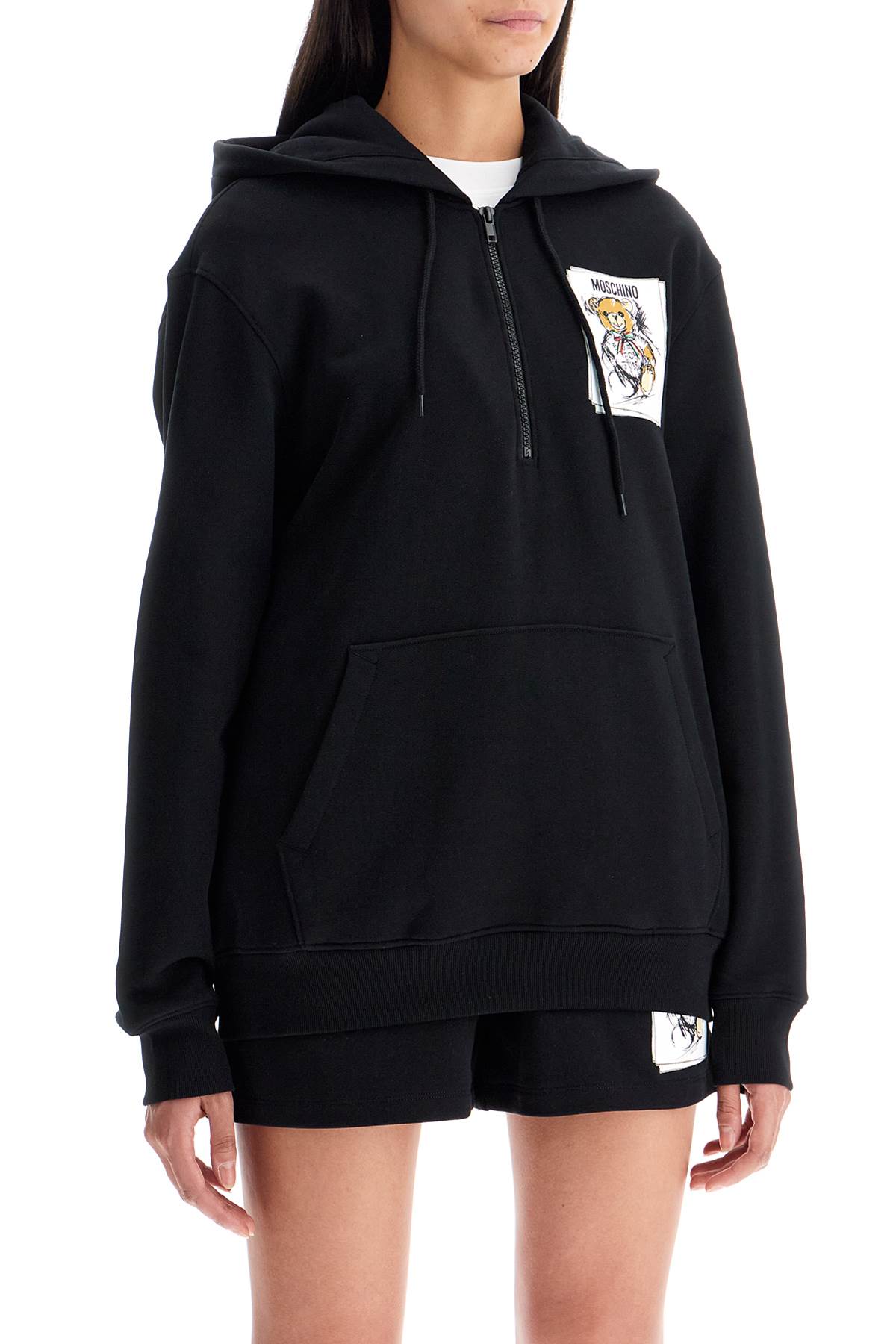 MOSCHINO hooded teddy bear sweatshirt