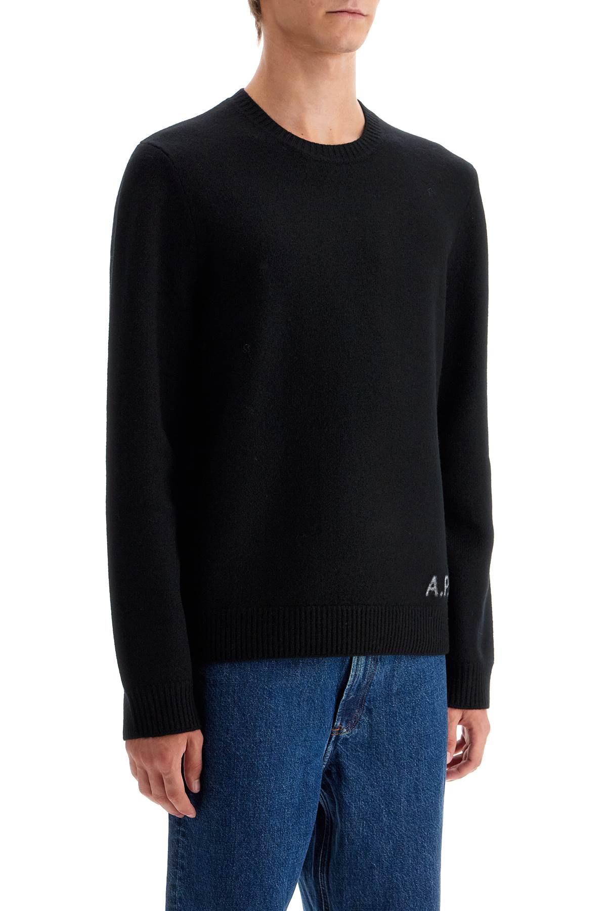 A.P.C. "compact wool edward pullover sweater