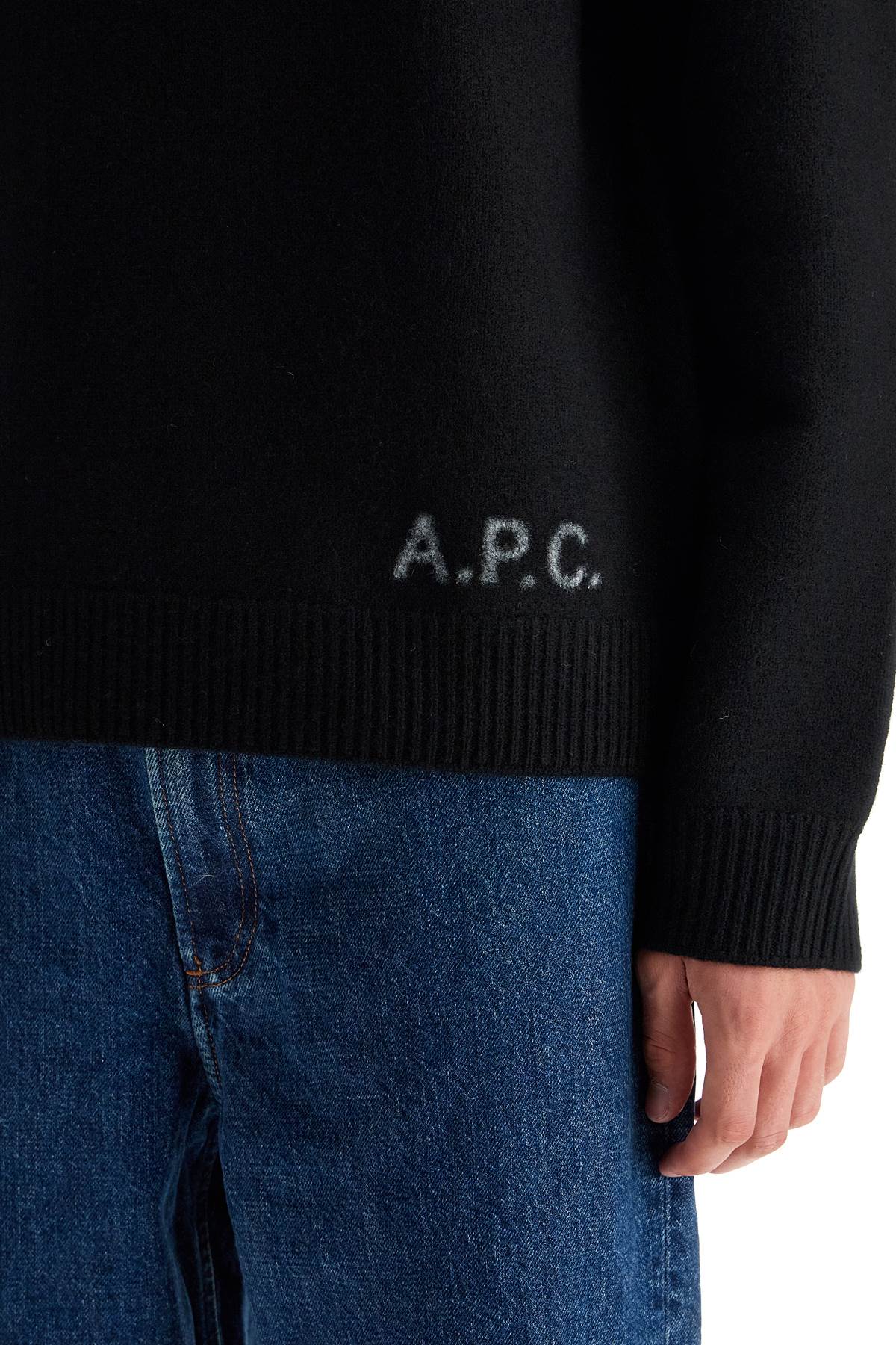 A.P.C. "compact wool edward pullover sweater