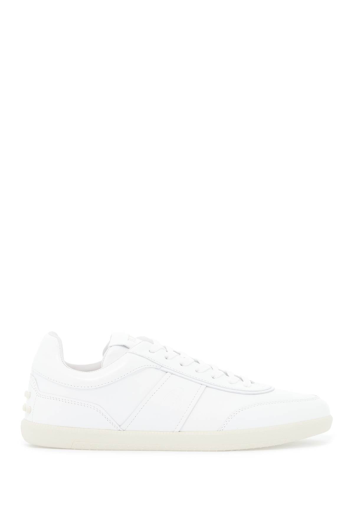 TOD'S leather sneaker tabs with