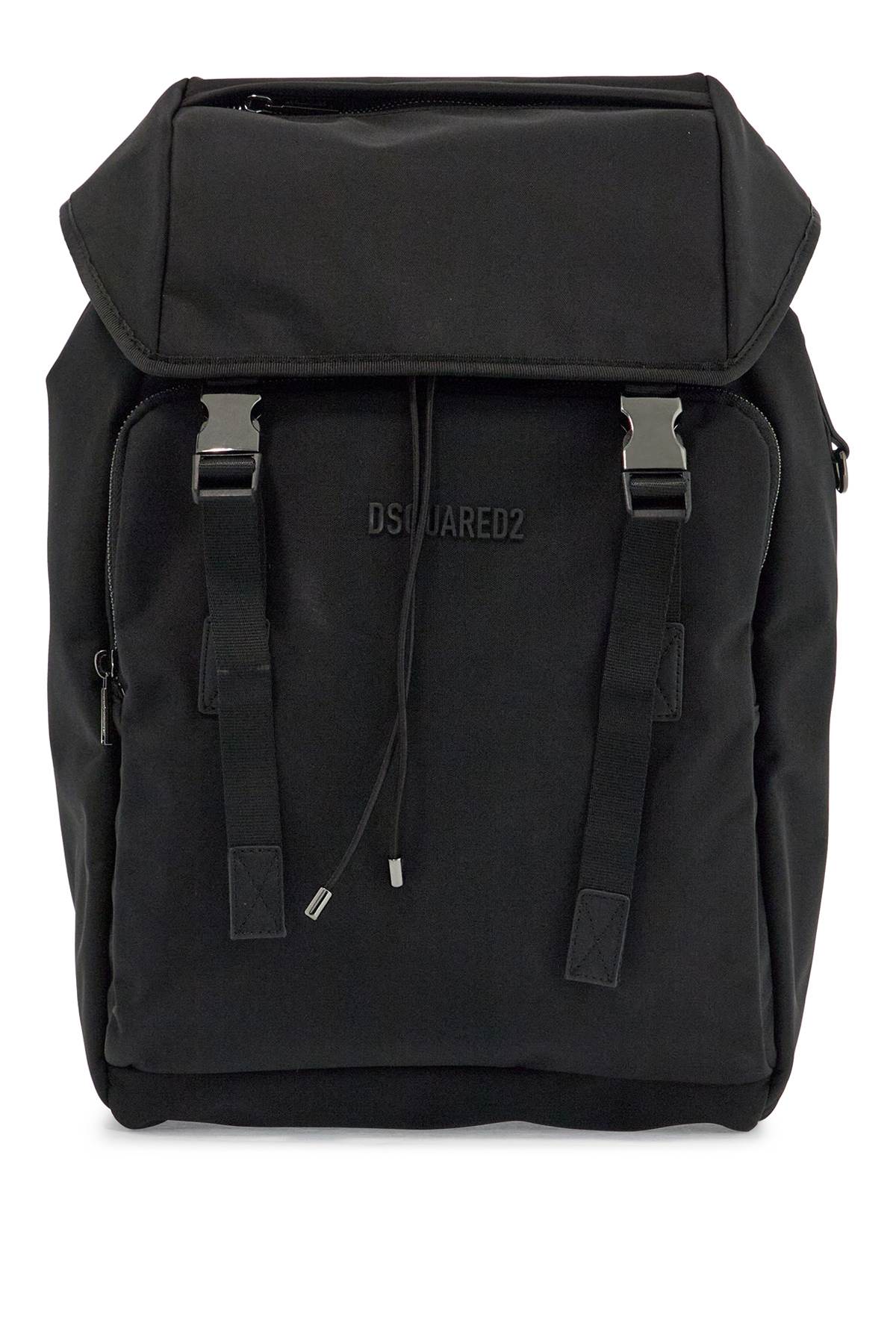 DSQUARED2 black nylon laptop backpack
