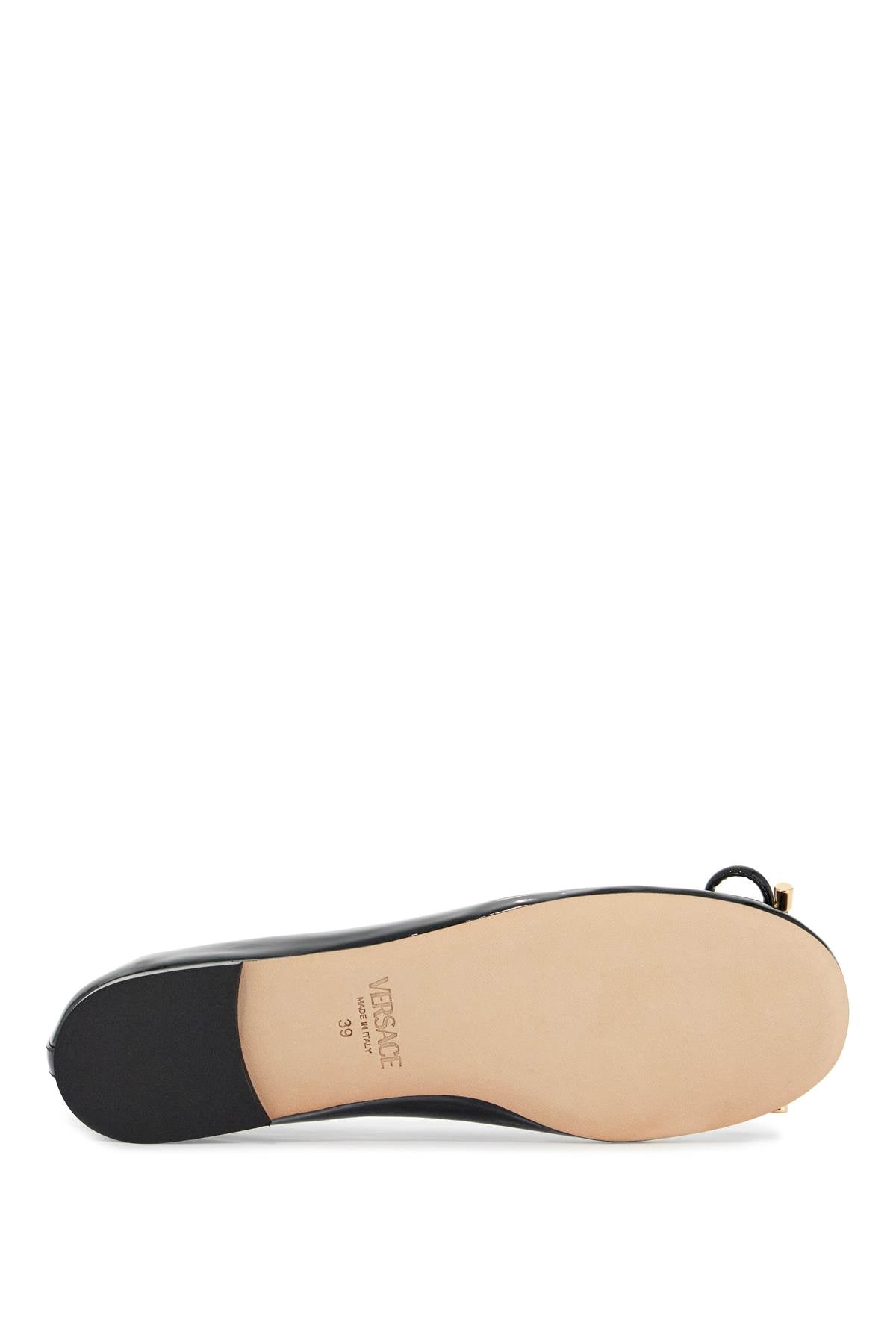 VERSACE opera bow ballet flats