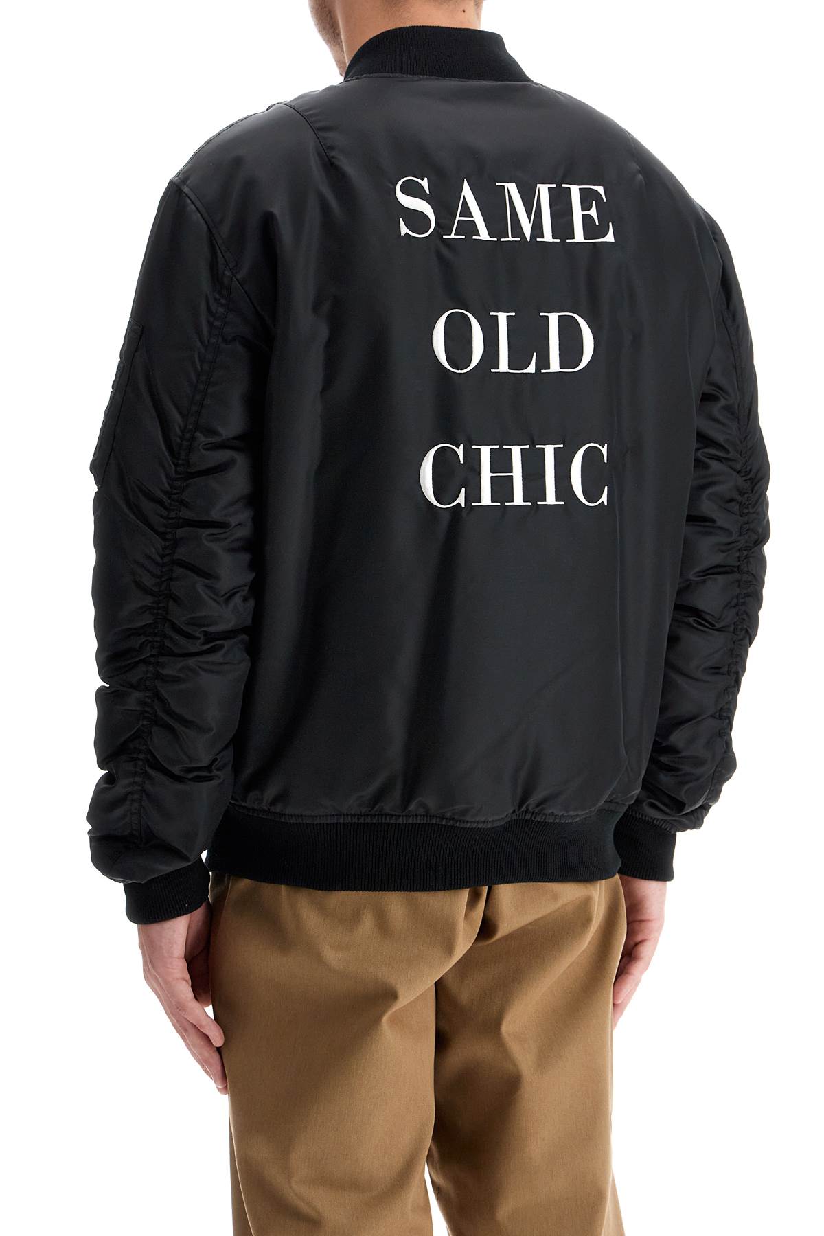 MOSCHINO "bomber jacket with time