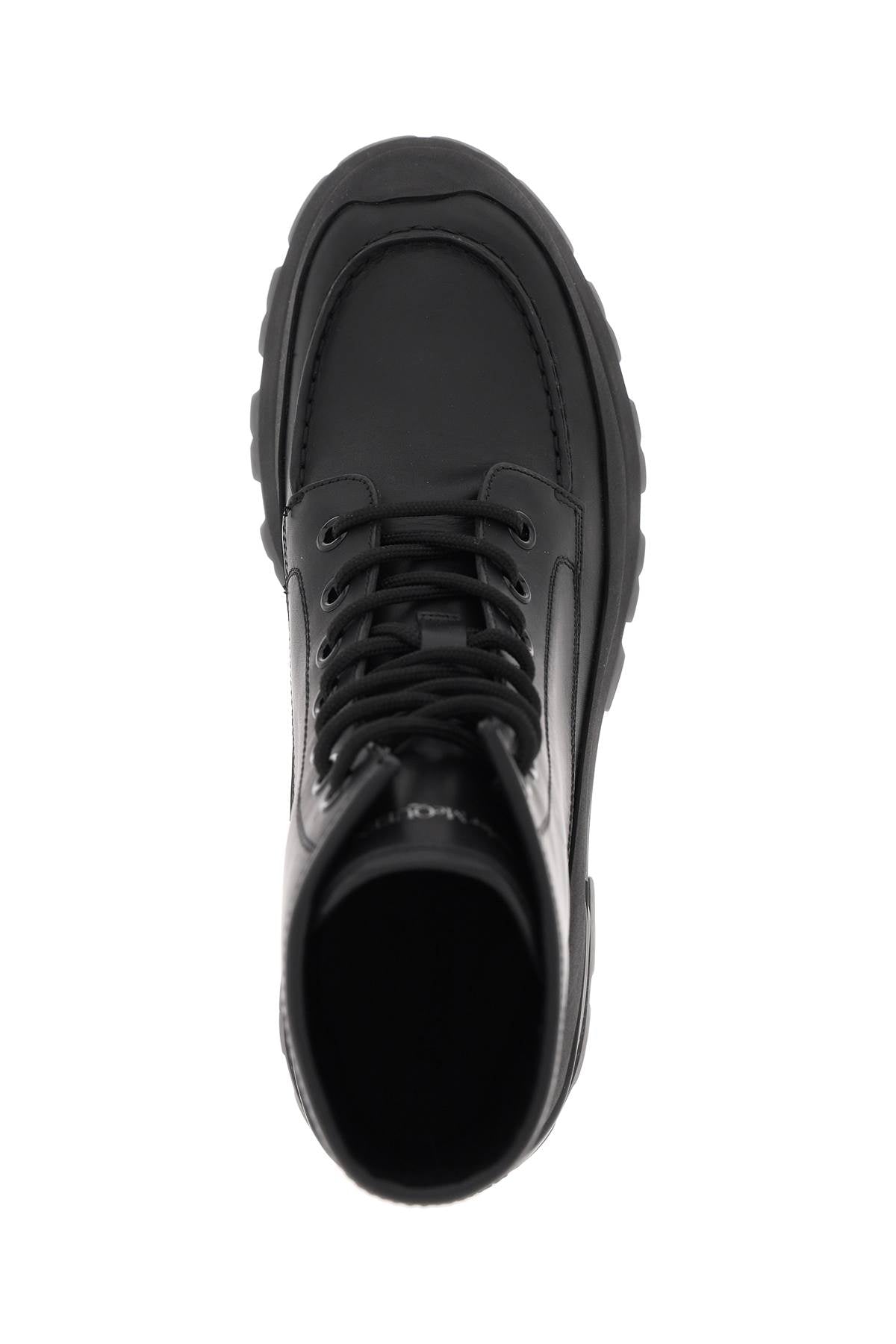 ALEXANDER MCQUEEN leather ankle boots
