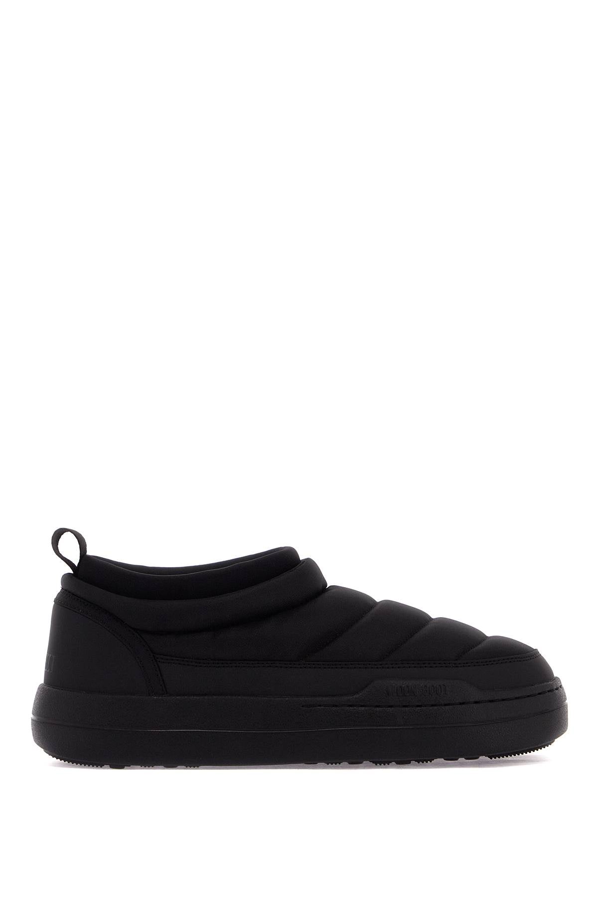 MOON BOOT soft nylon slip-on park shoes