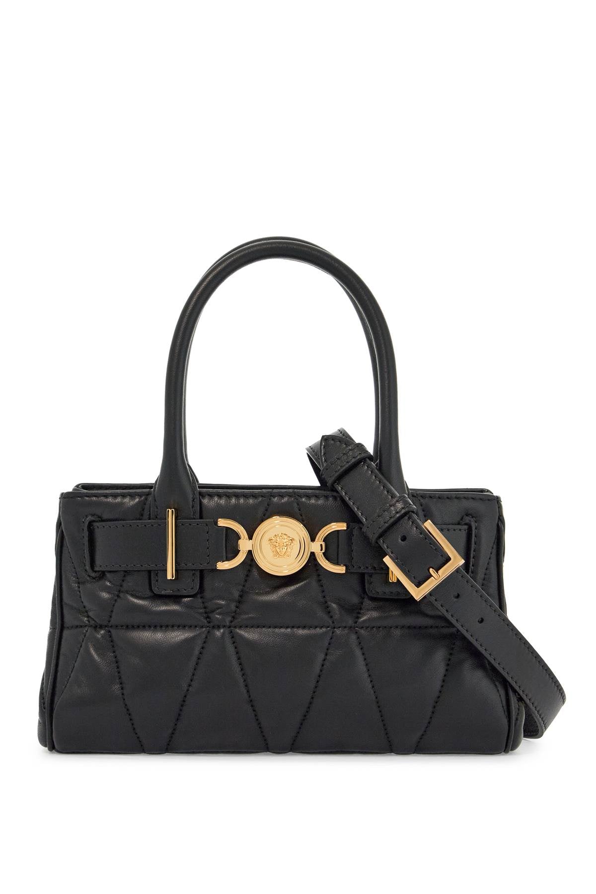 VERSACE quilted medusa handbag