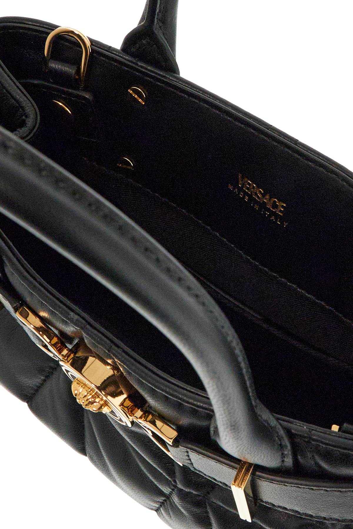 VERSACE quilted medusa handbag