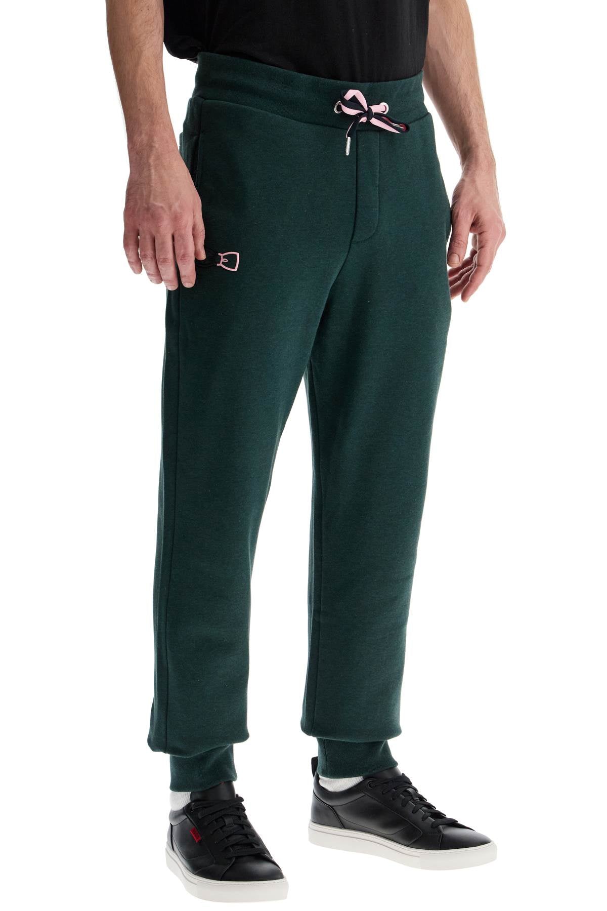 EDENÂ PARK dark green high-waisted regular fit jogging pants