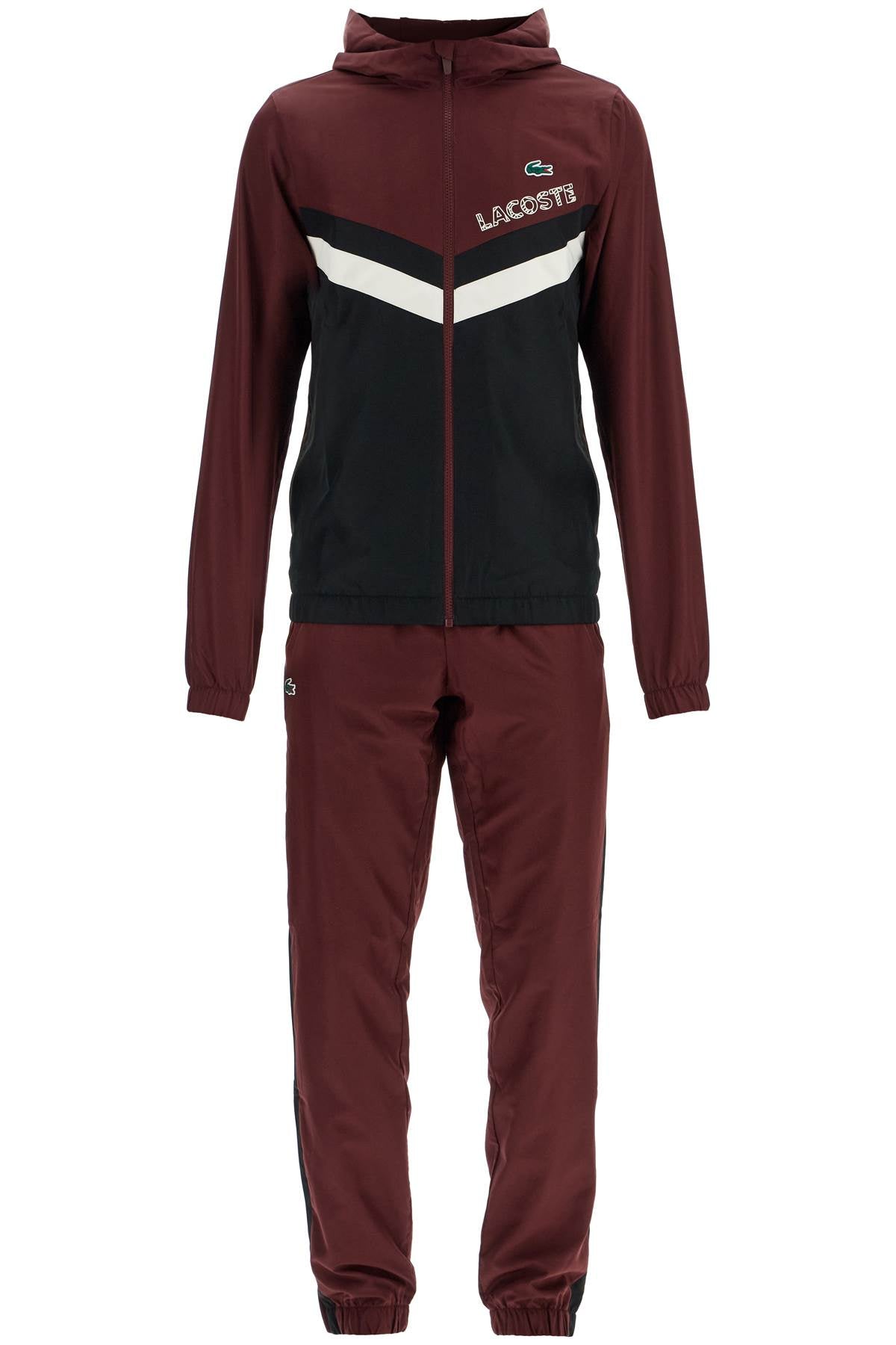 LACOSTE regular fit sports tracksuit