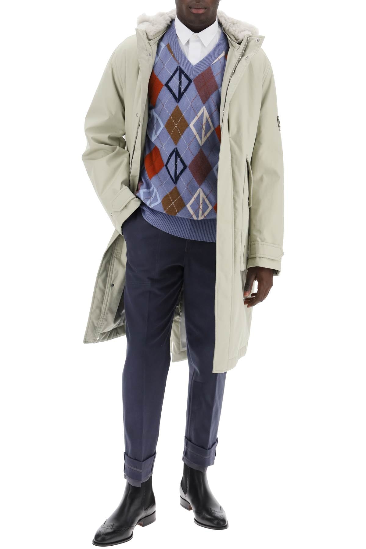 DIOR parka with shearling hood