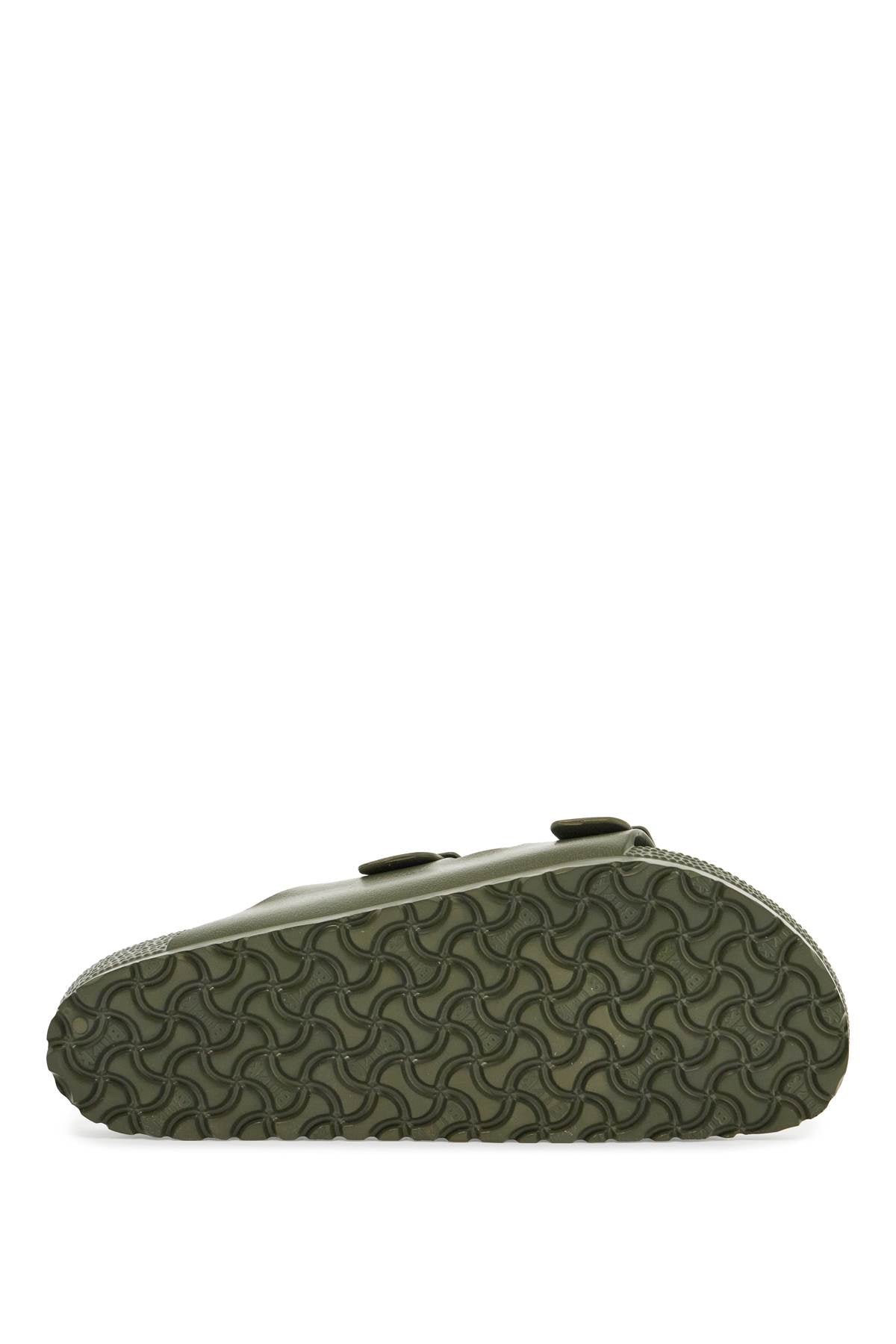 BIRKENSTOCK khaki synthetic arizona eva slippers with two straps