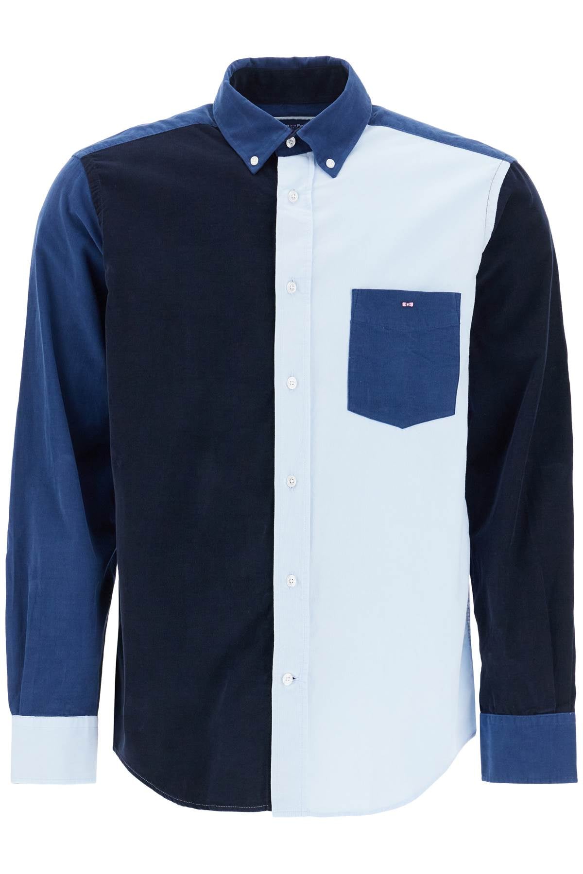 EDENÂ PARK multicolored blue long sleeve shirt with classic collar
