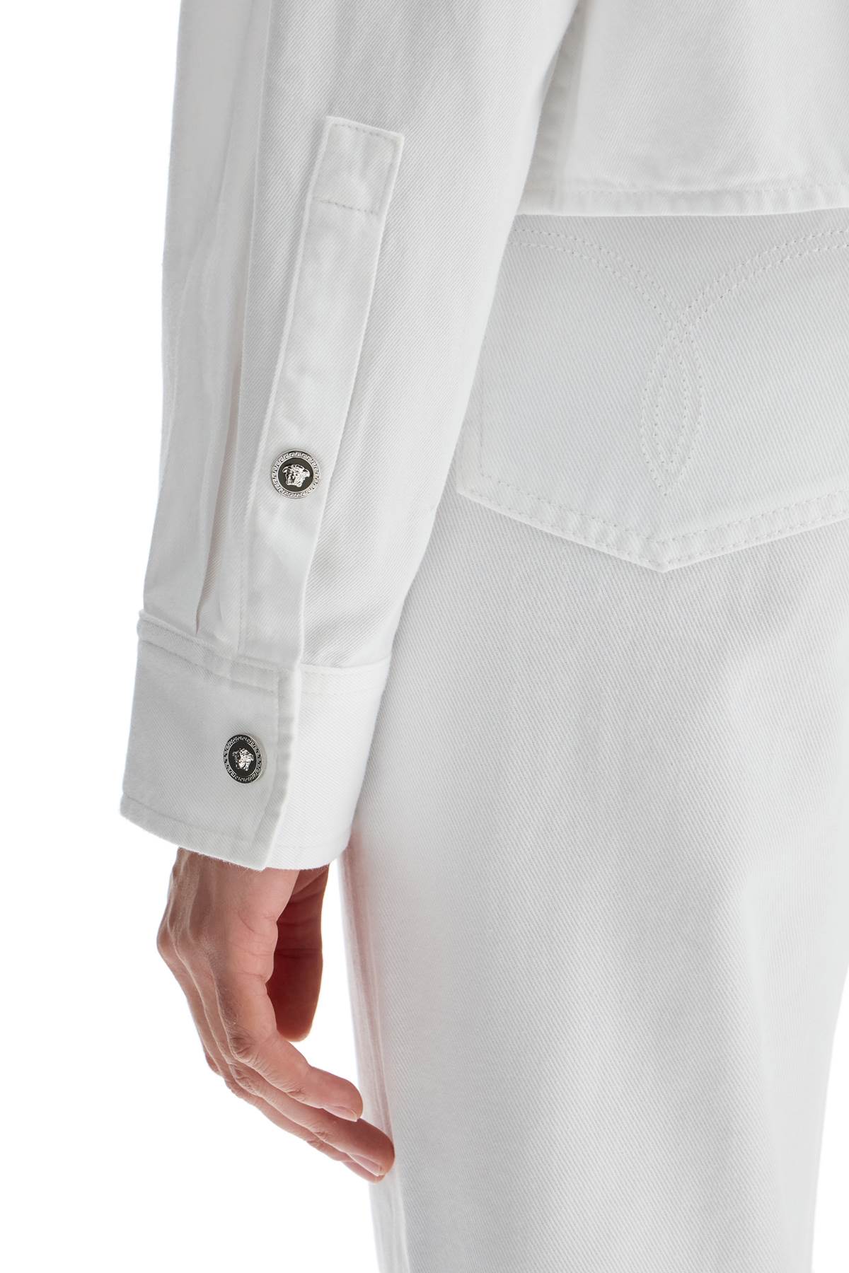 VERSACE short boxy shirt
