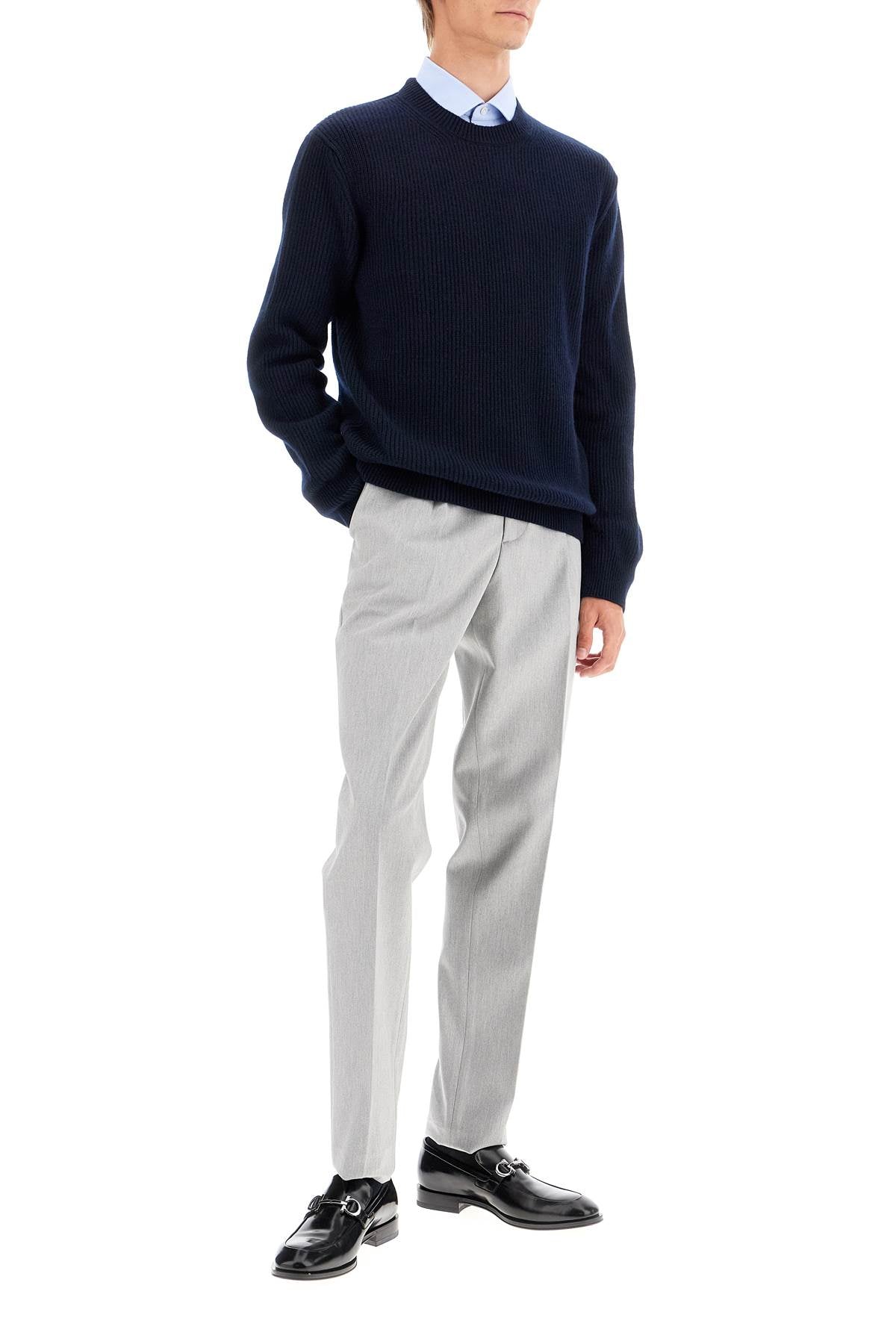VINCENZO DI RUGGIERO slim fit twill shirt for men
