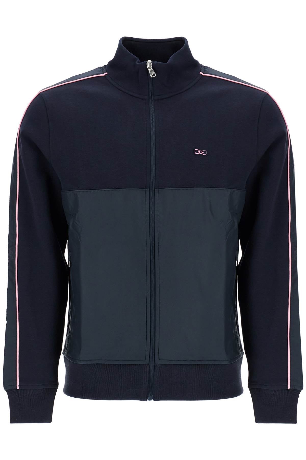 EDENÂ PARK dark blue high collar zip sweatshirt