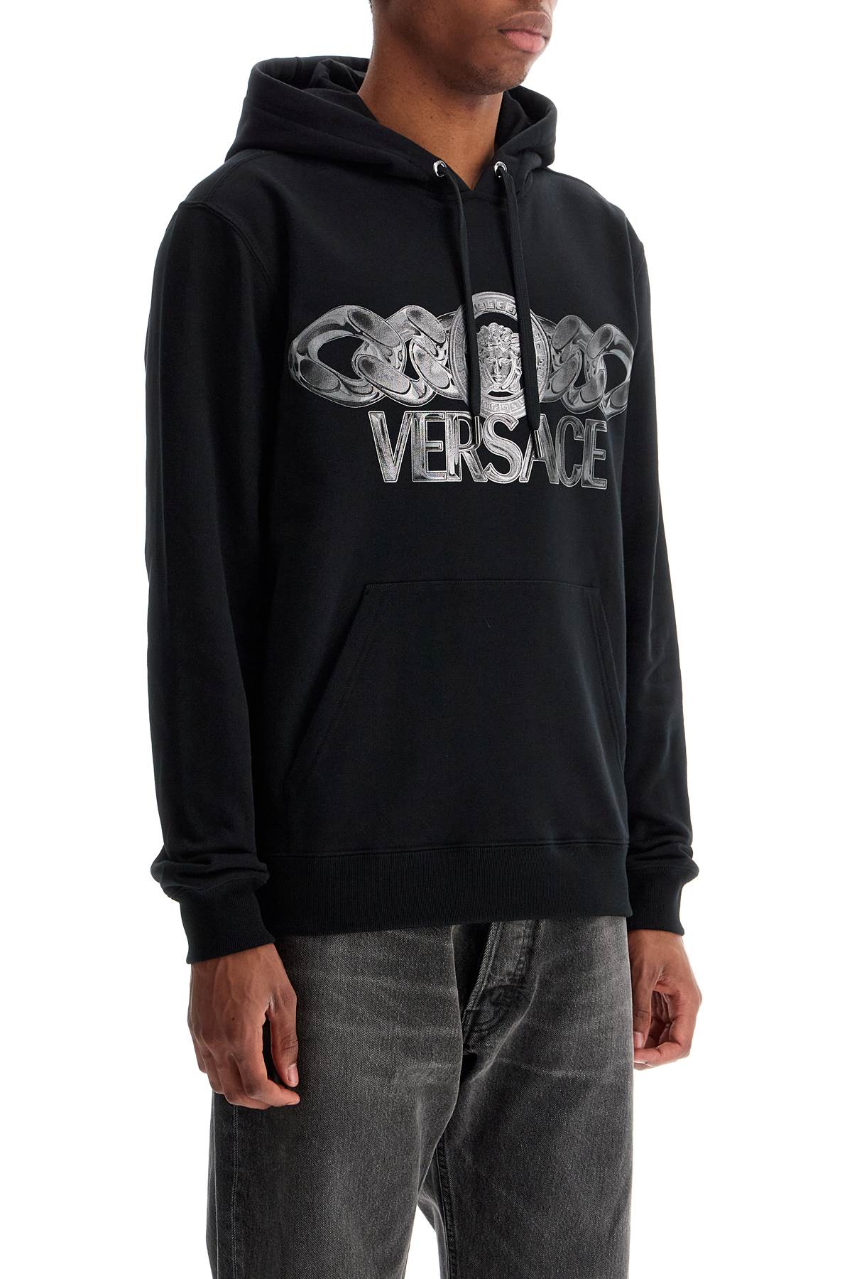VERSACE 'hooded sweatshirt with medusa