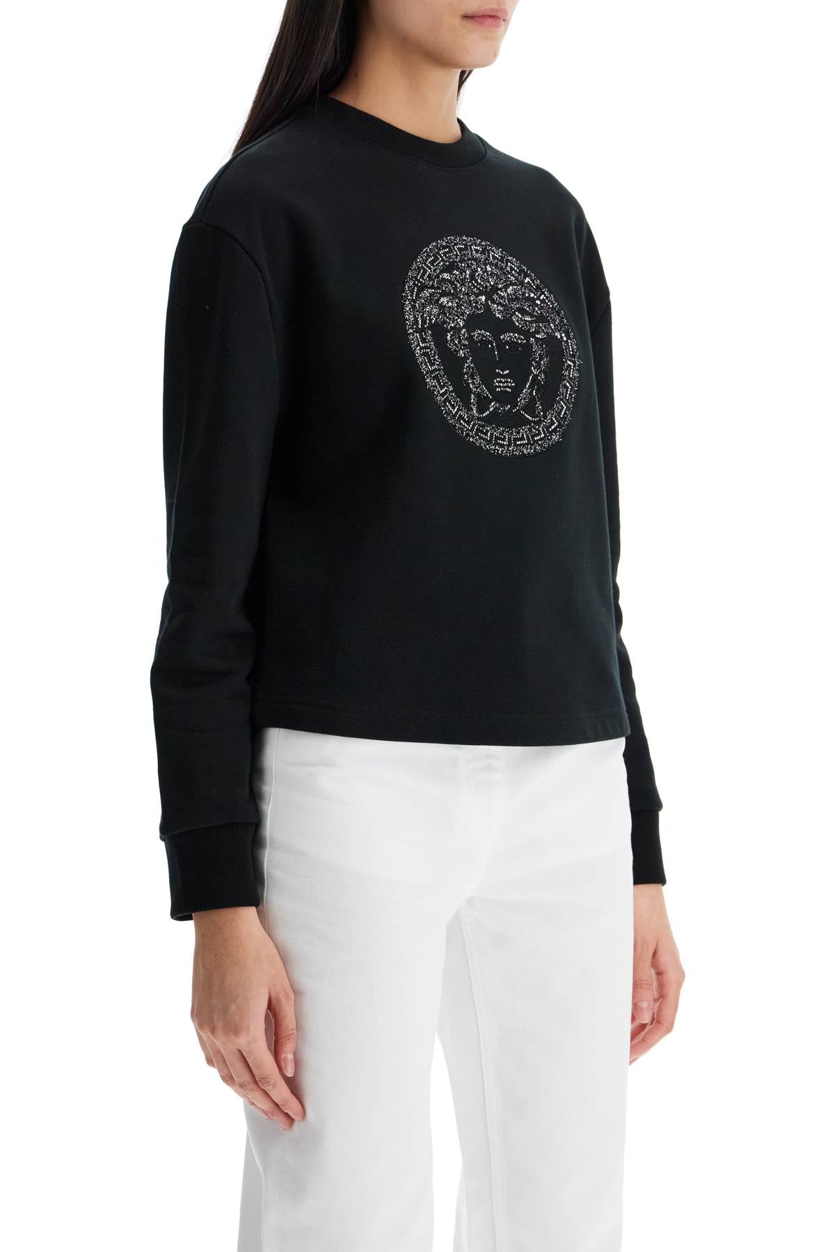 VERSACE 'boxy sweatshirt with med