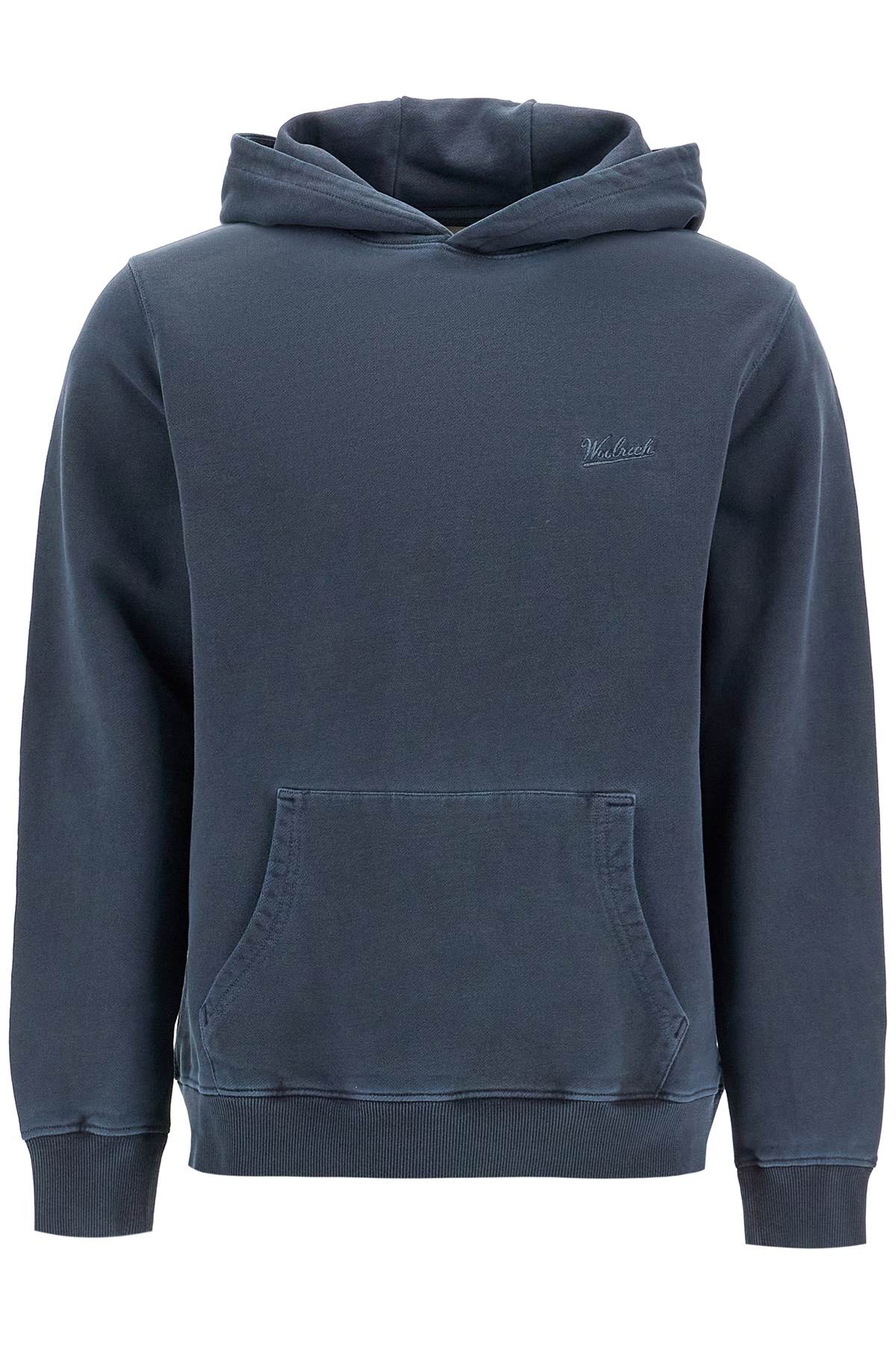 WOOLRICH hooded sweatshirt with tie-d