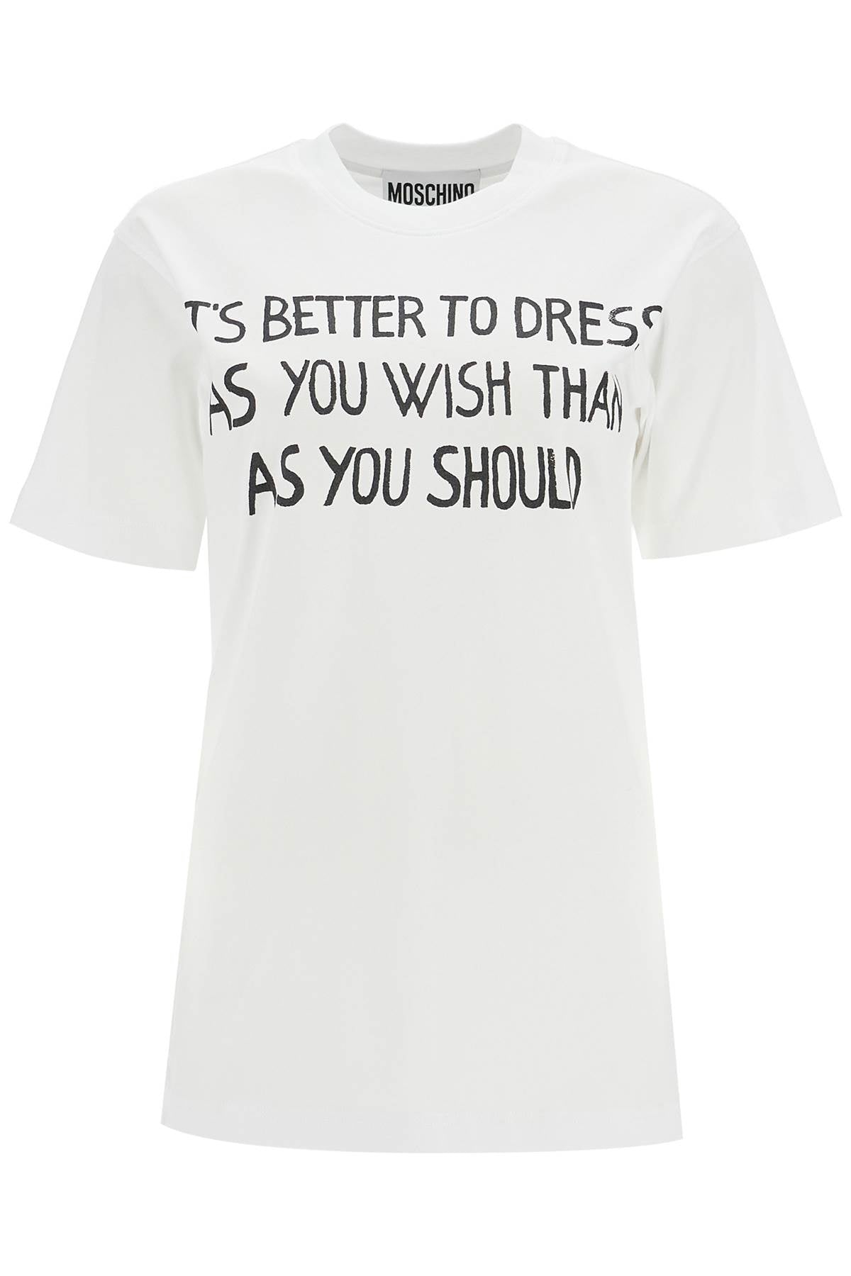 MOSCHINO t-shirt with lettering print