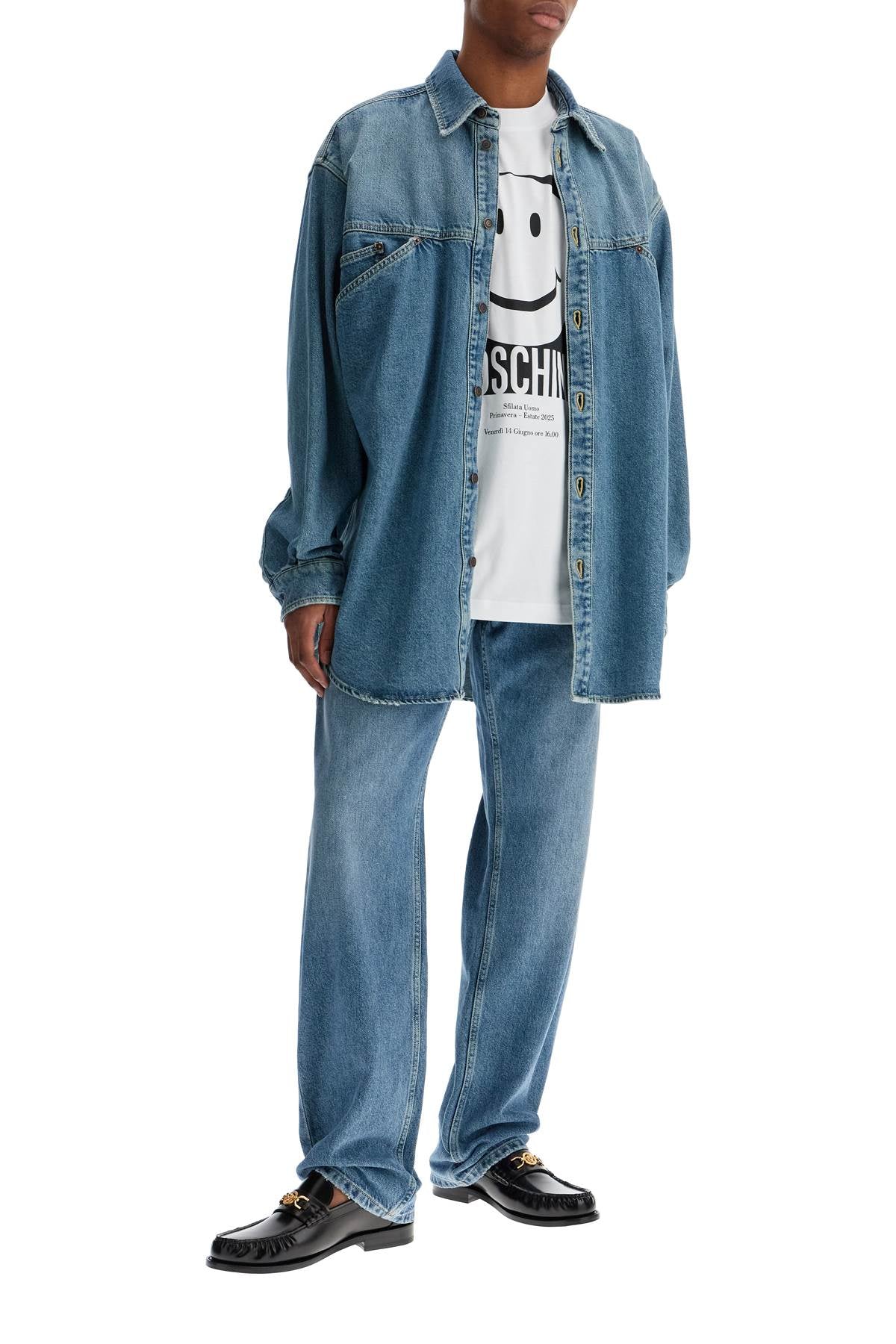 MOSCHINO 'smiley print t-shirt