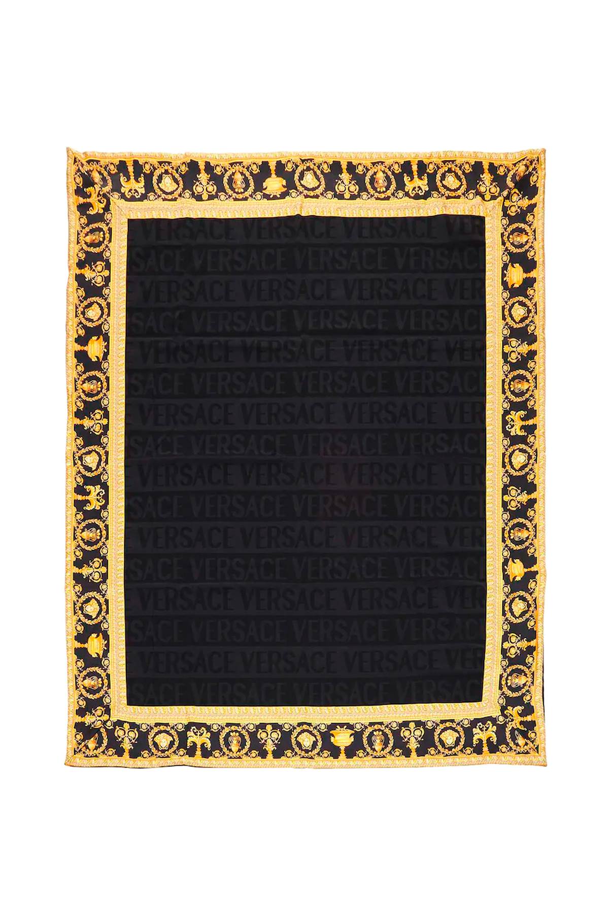 VERSACE 'i â¡ baroque' wool blanket