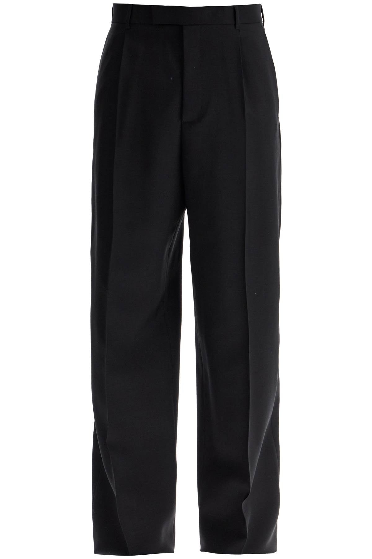 DIOR wide barathea trousers for