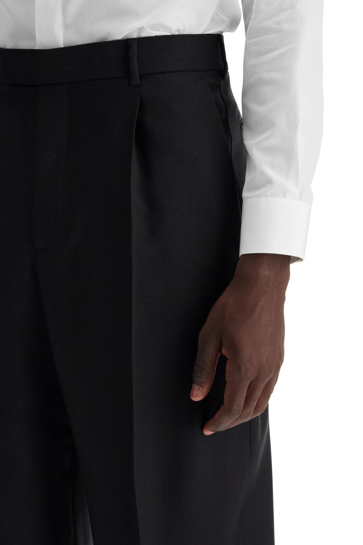 DIOR wide barathea trousers for